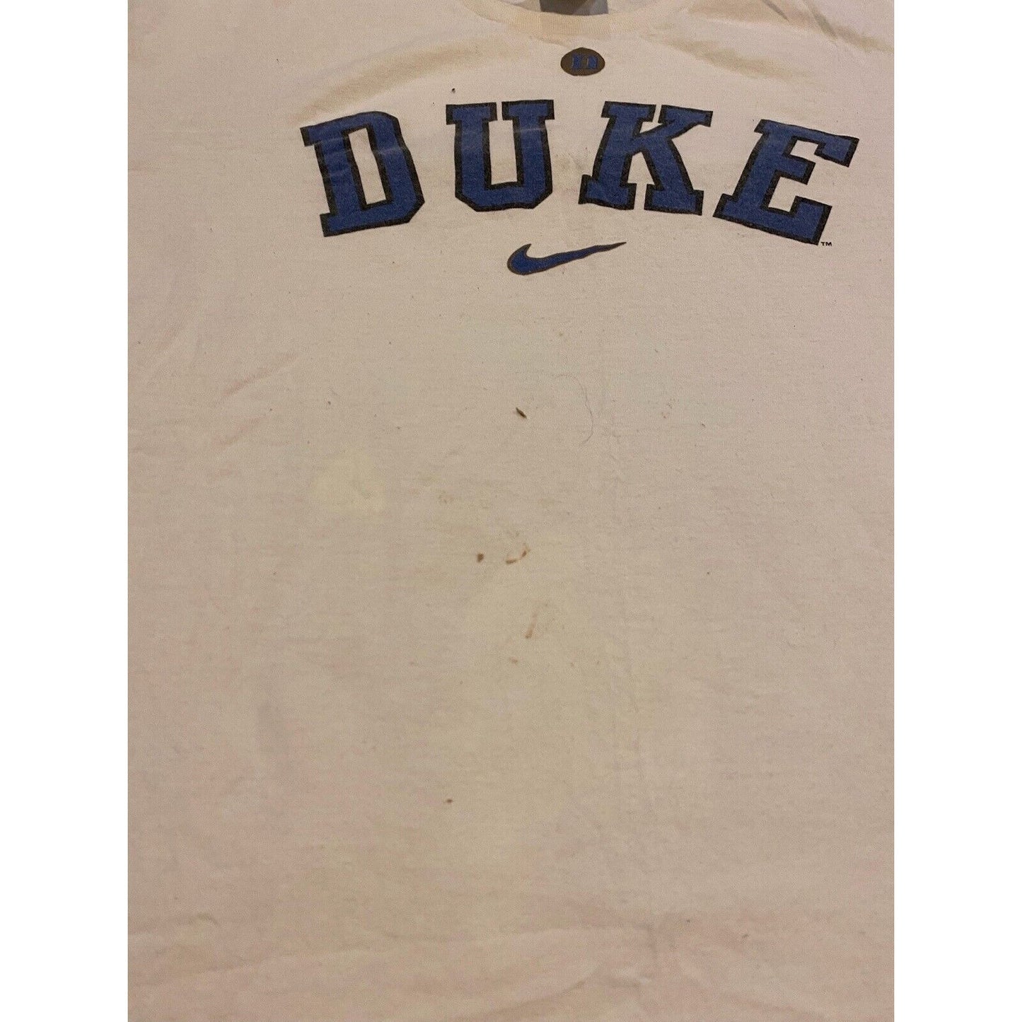 Vintage Duke Basketball shirt extra large Nike center swoosh white Y2K mens