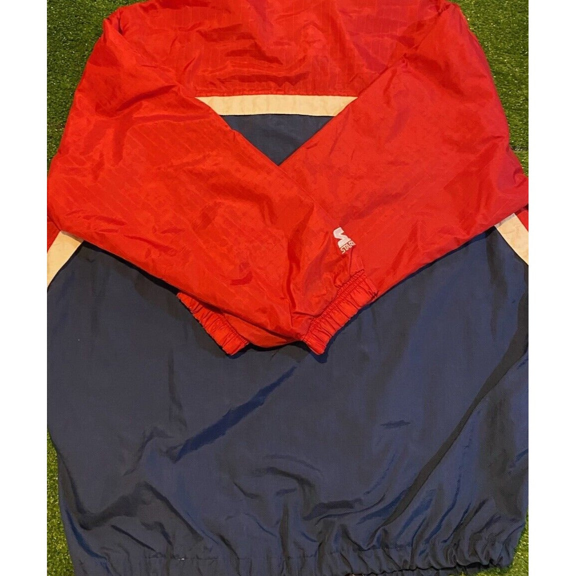 Vintage Cleveland Indians jacket mens XL blue red chief wahoo starter 1990s RK