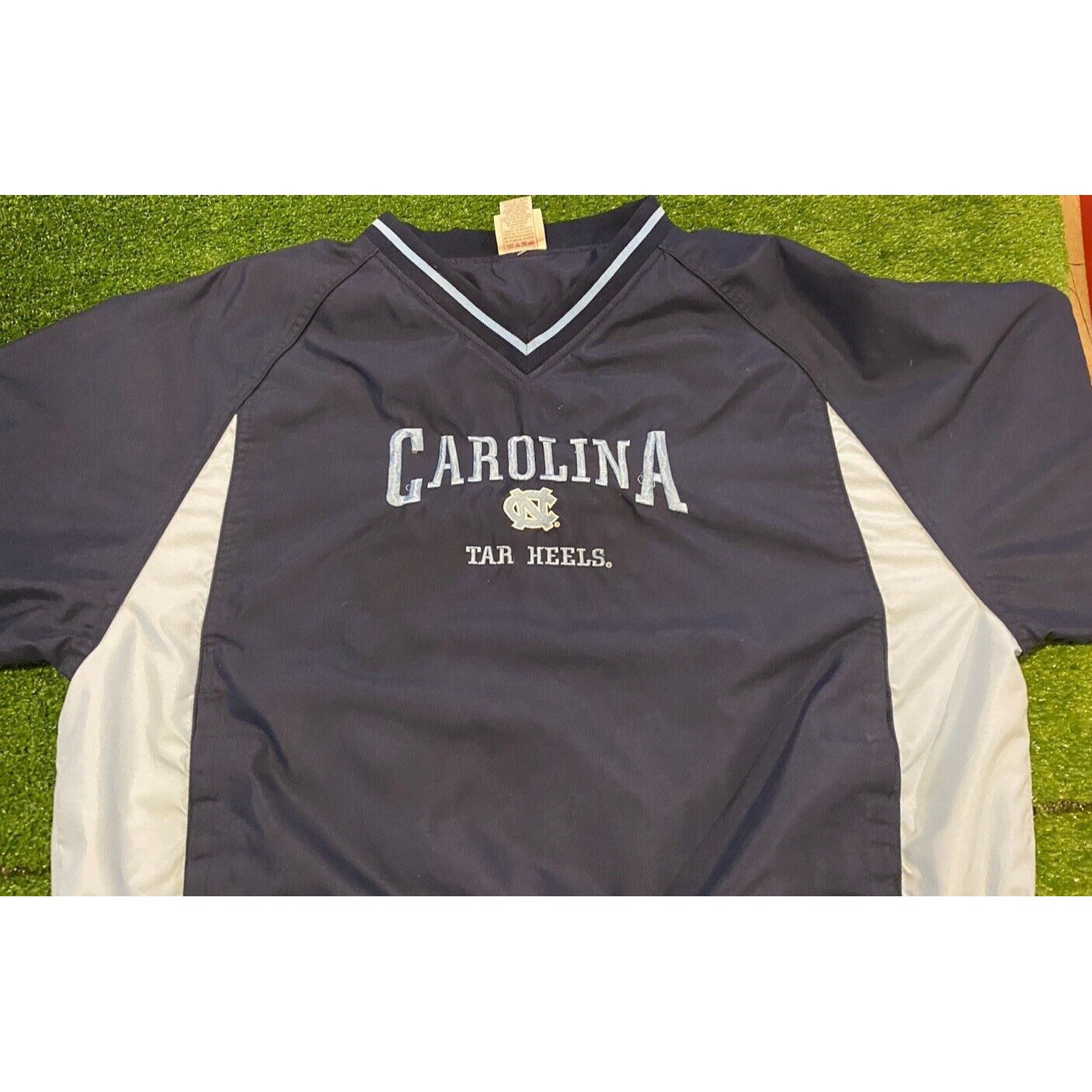 Vintage North Carolina Tar Heels pullover jacket coat XL mens blue Red Oak