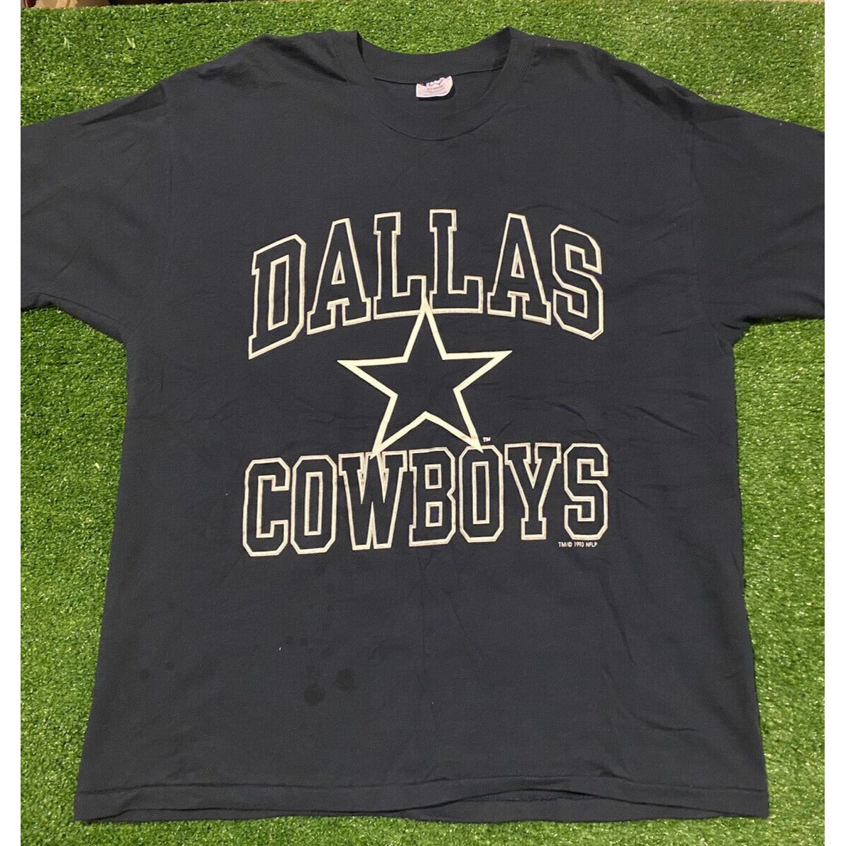 Vintage 1990s Champion Dallas Cowboys arch helmet football t-shirt XL retro NFL