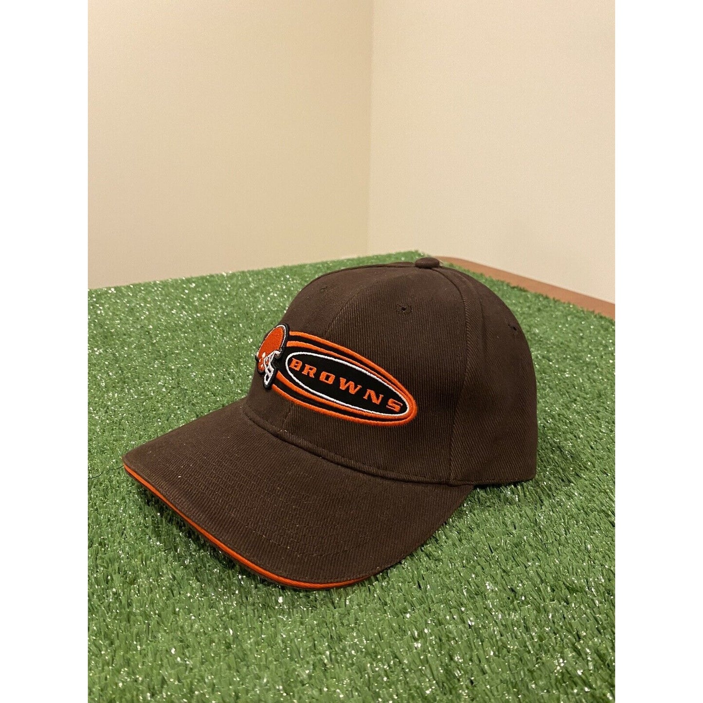 Vintage Drew Pearson NFL Gameday Cleveland browns adjustable strapback hat