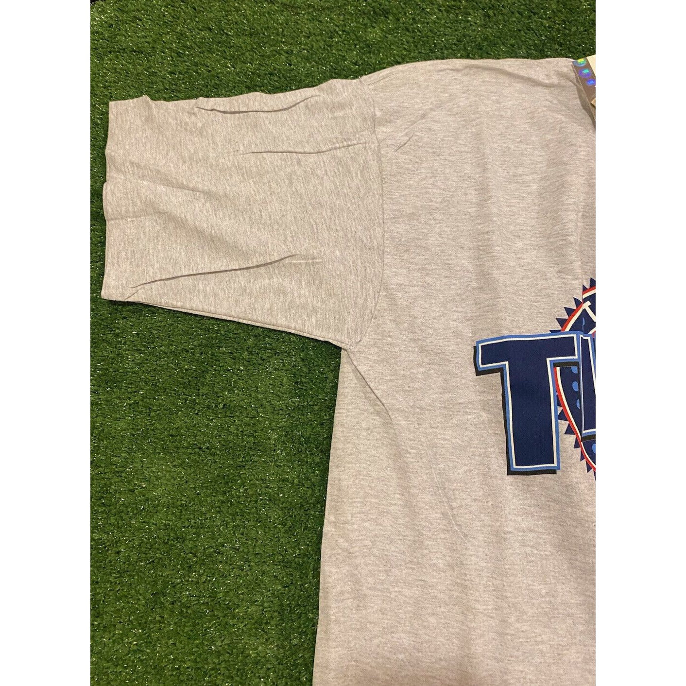 Vintage All Sport Tennessee Titans arch spell out logo t-shirt gray NWT XL
