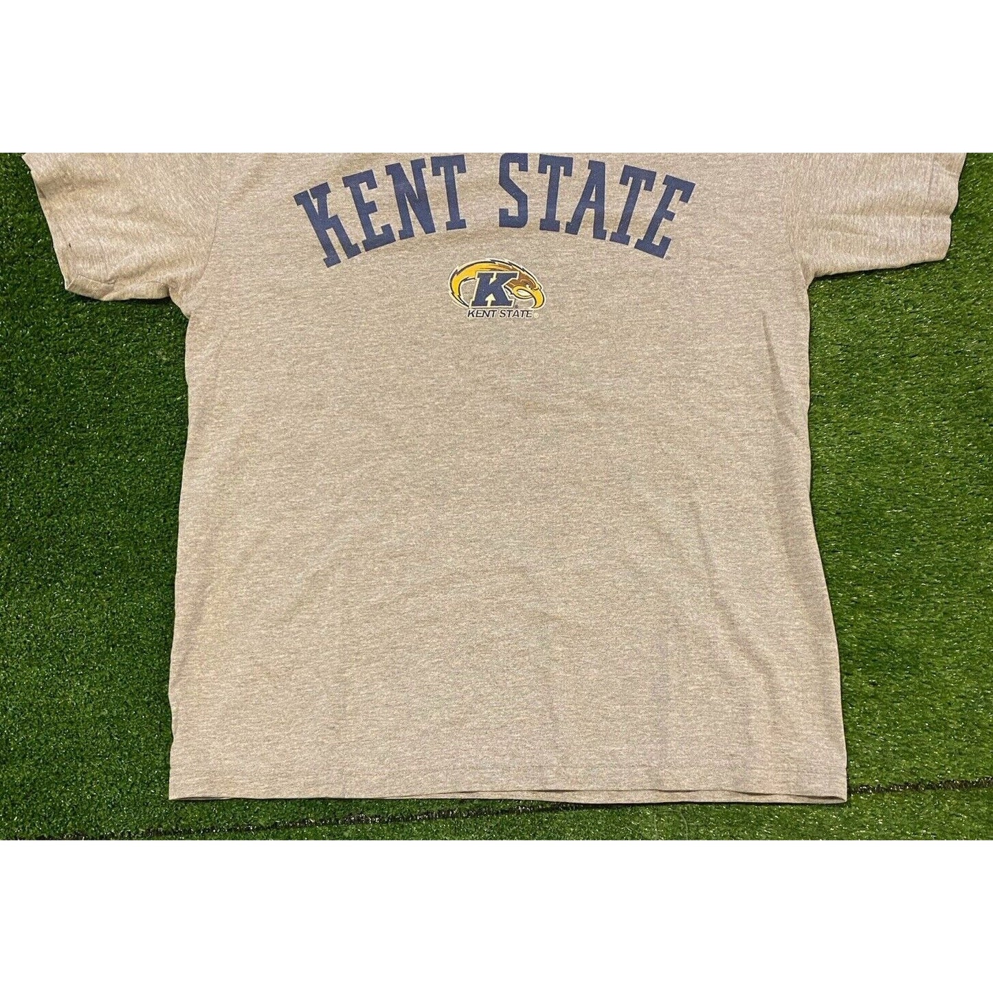 Vintage Kent State Golden Flashes shirt large football gray mens Y2K