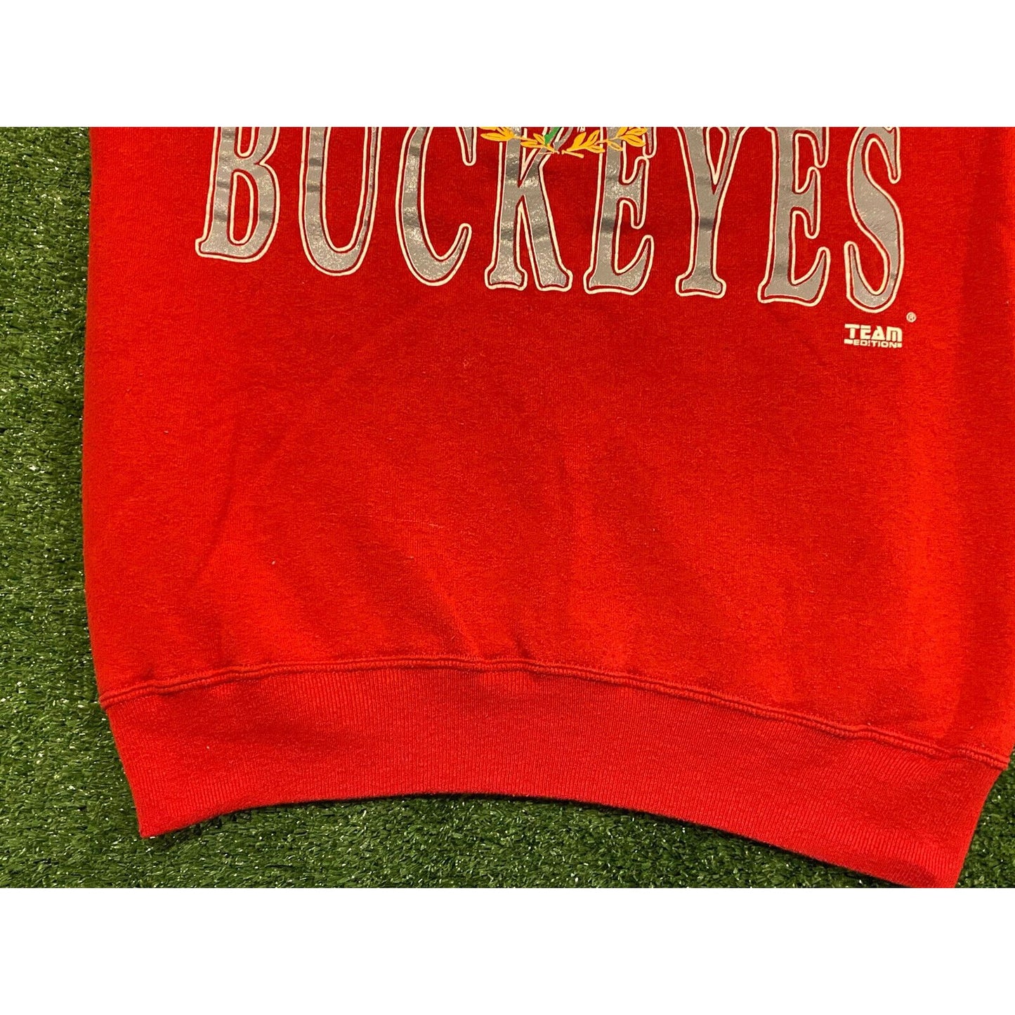 Vintage Ohio State Buckeyes crewneck sweatshirt small red mens adult OSU 90s