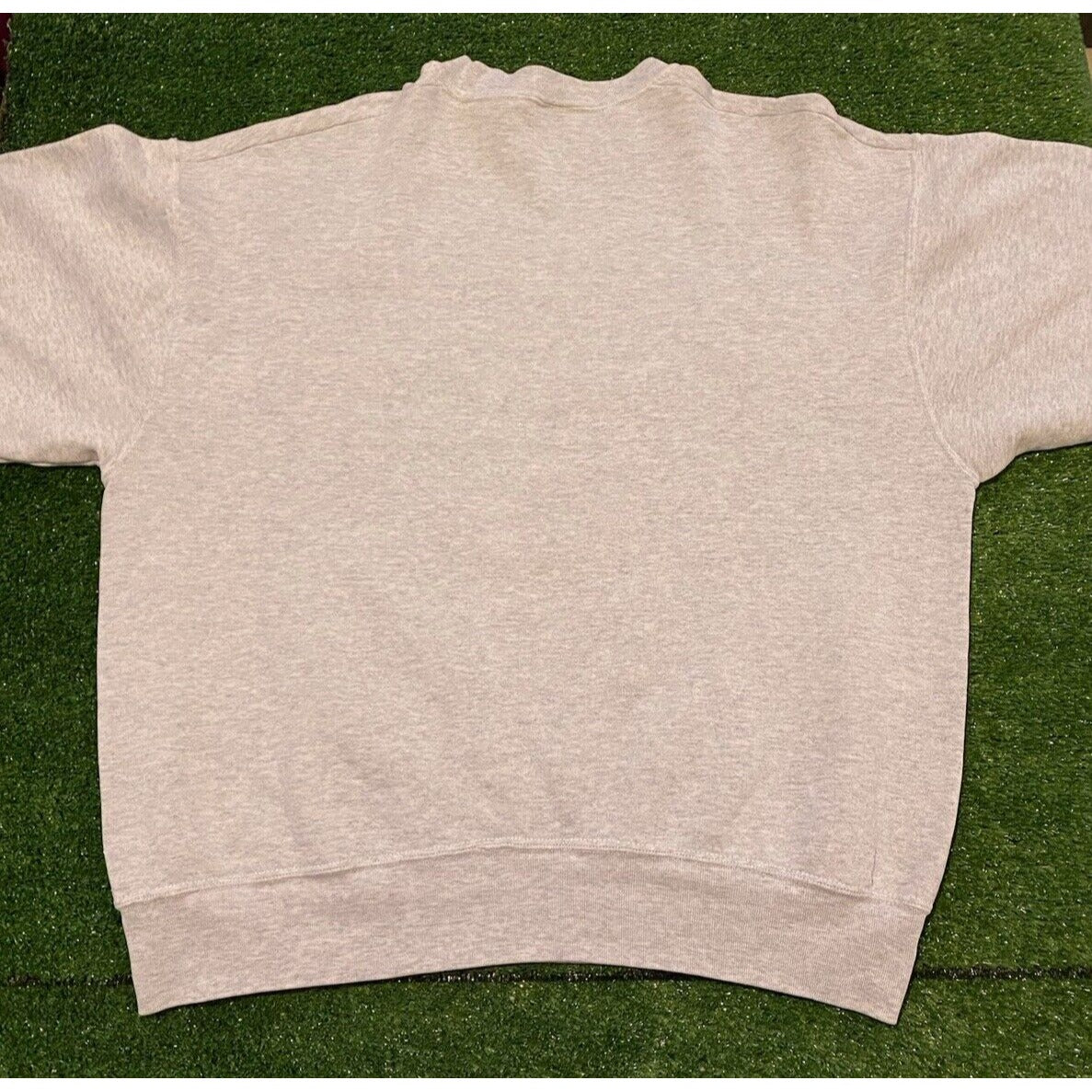 Vintage Kansas Jayhawks sweatshirt large gray crew neck adult mens basketball