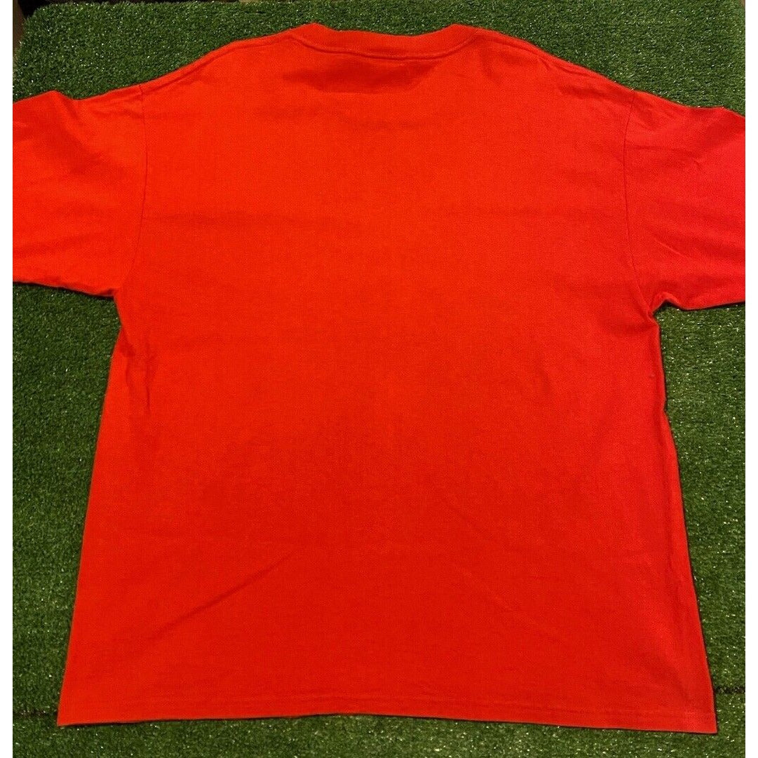 Vintage Cleveland Indians shirt extra large red Chief wahoo mens adult CSA