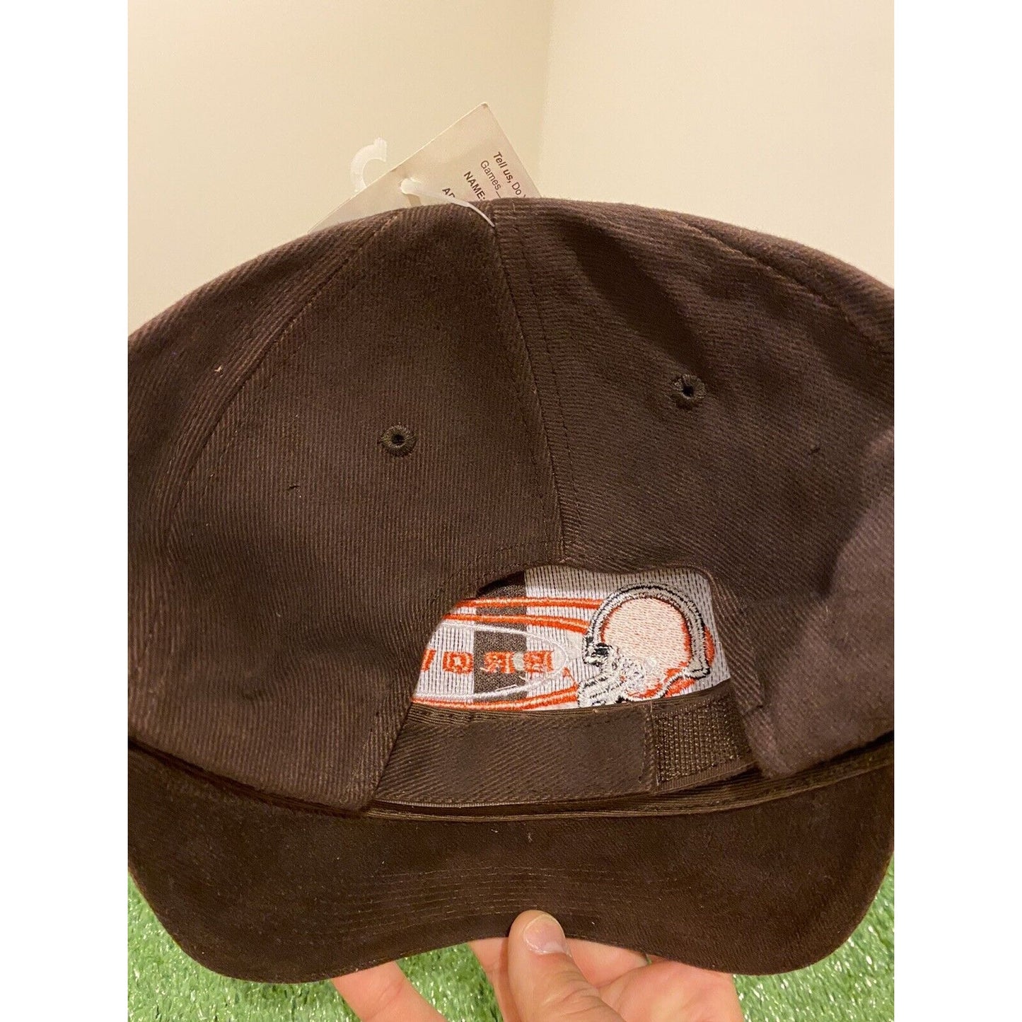 Vintage Drew Pearson NFL Gameday Cleveland browns adjustable strapback hat