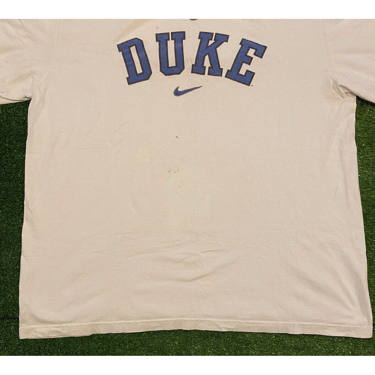 Vintage Duke Basketball shirt extra large Nike center swoosh white Y2K mens