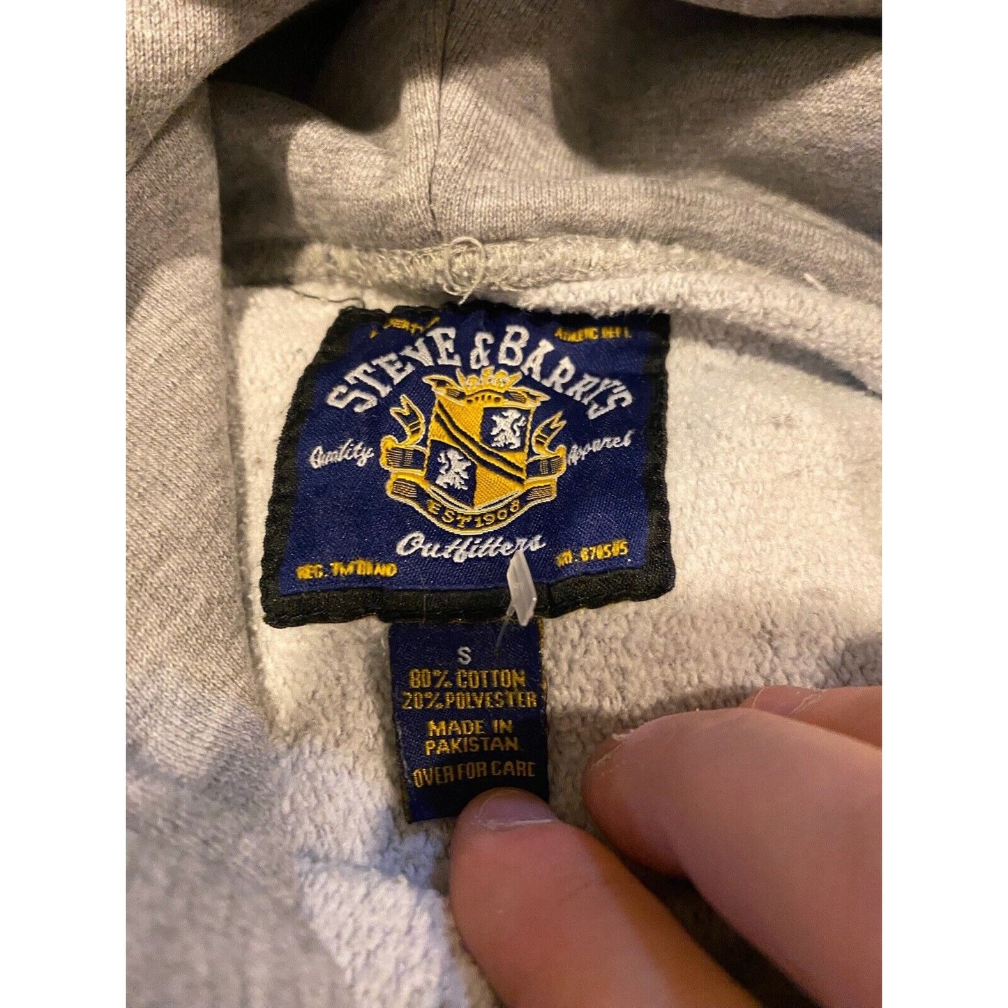 Vintage Air Force Falcons sweatshirt small hoodie mens gray blue football Y2K