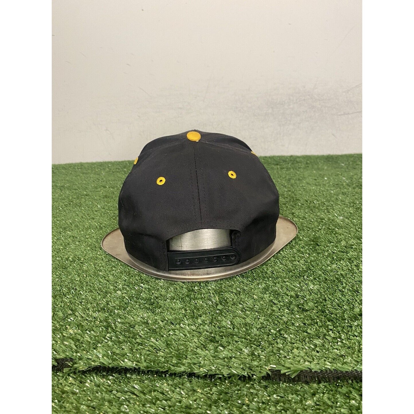 Vintage Pittsburgh Steelers hat cap snap back black yellow Twins Enterprise mens