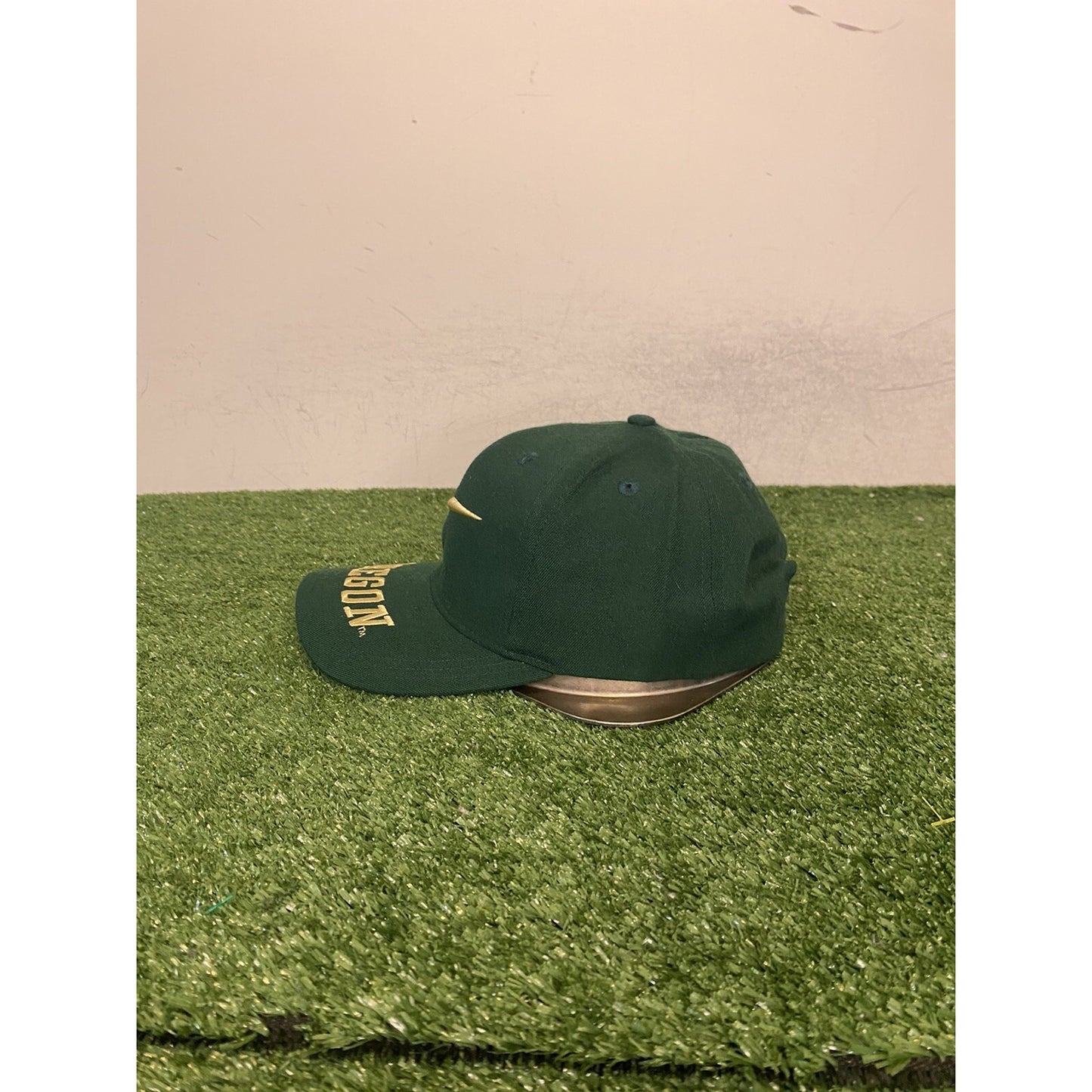 Oregon Ducks hat cap snap back green nike vintage wool football 1990s mens