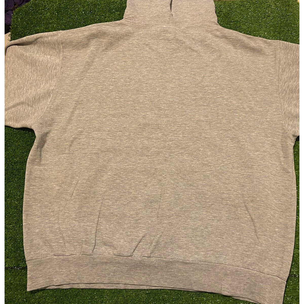 Vintage Cadre Athletic Michigan Wolverines arch hoodie sweatshirt XXL XL gray