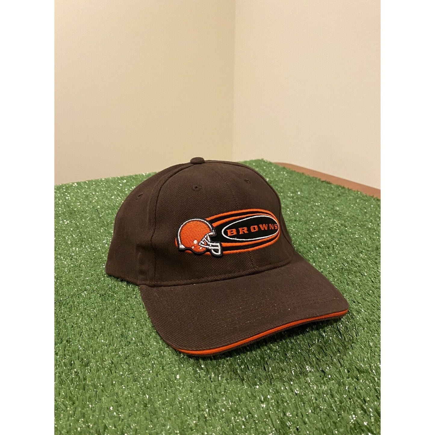 Vintage Drew Pearson NFL Gameday Cleveland browns adjustable strapback hat