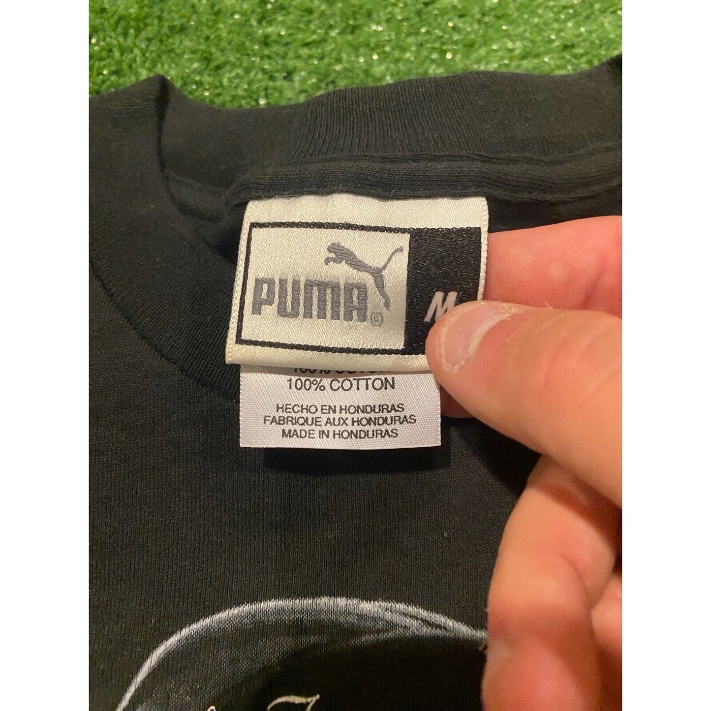 Vintage Y2K Puma Cleveland Browns Football NFL T-shirt retro large black