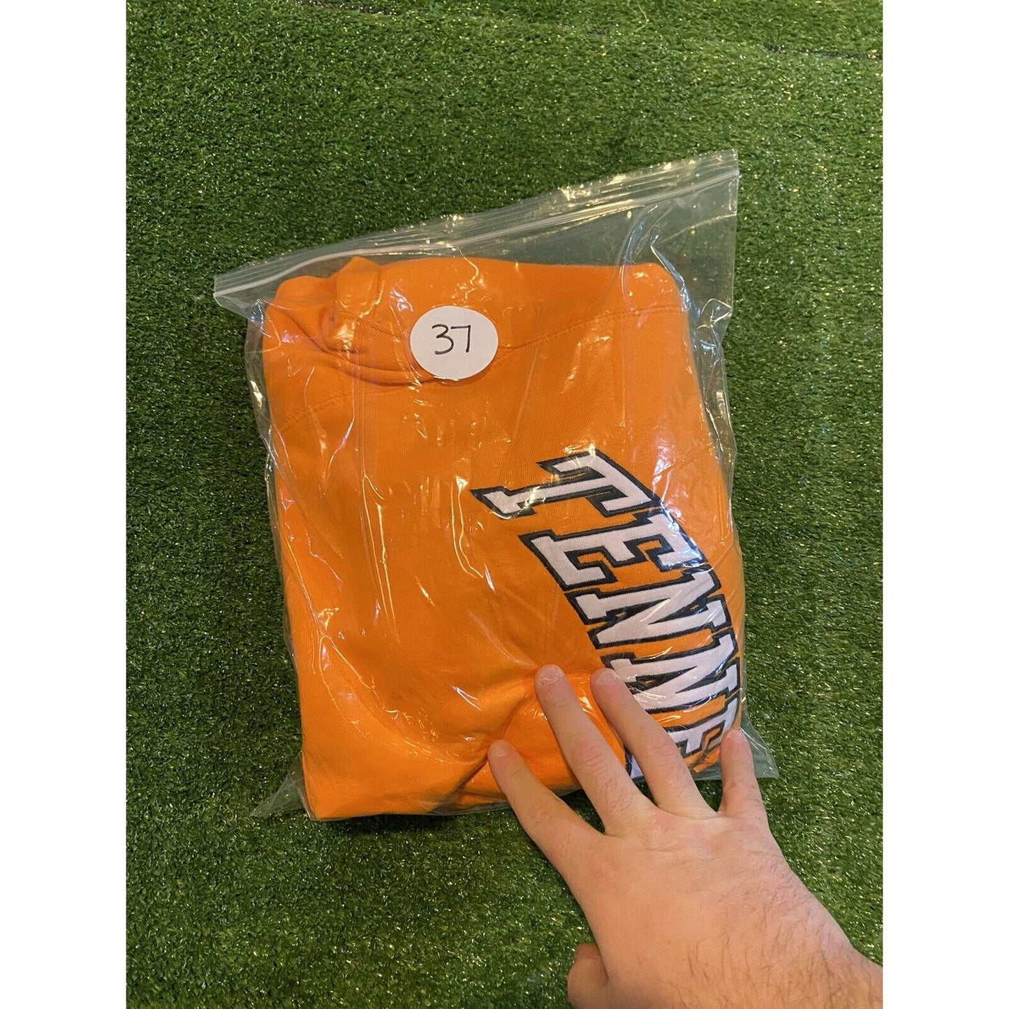 Tennessee Volunteers hoodie mens medium orange black vintage Y2K football 37