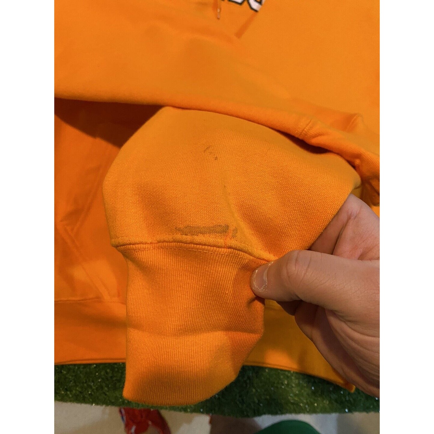 Tennessee Volunteers hoodie mens medium orange black vintage Y2K football 37