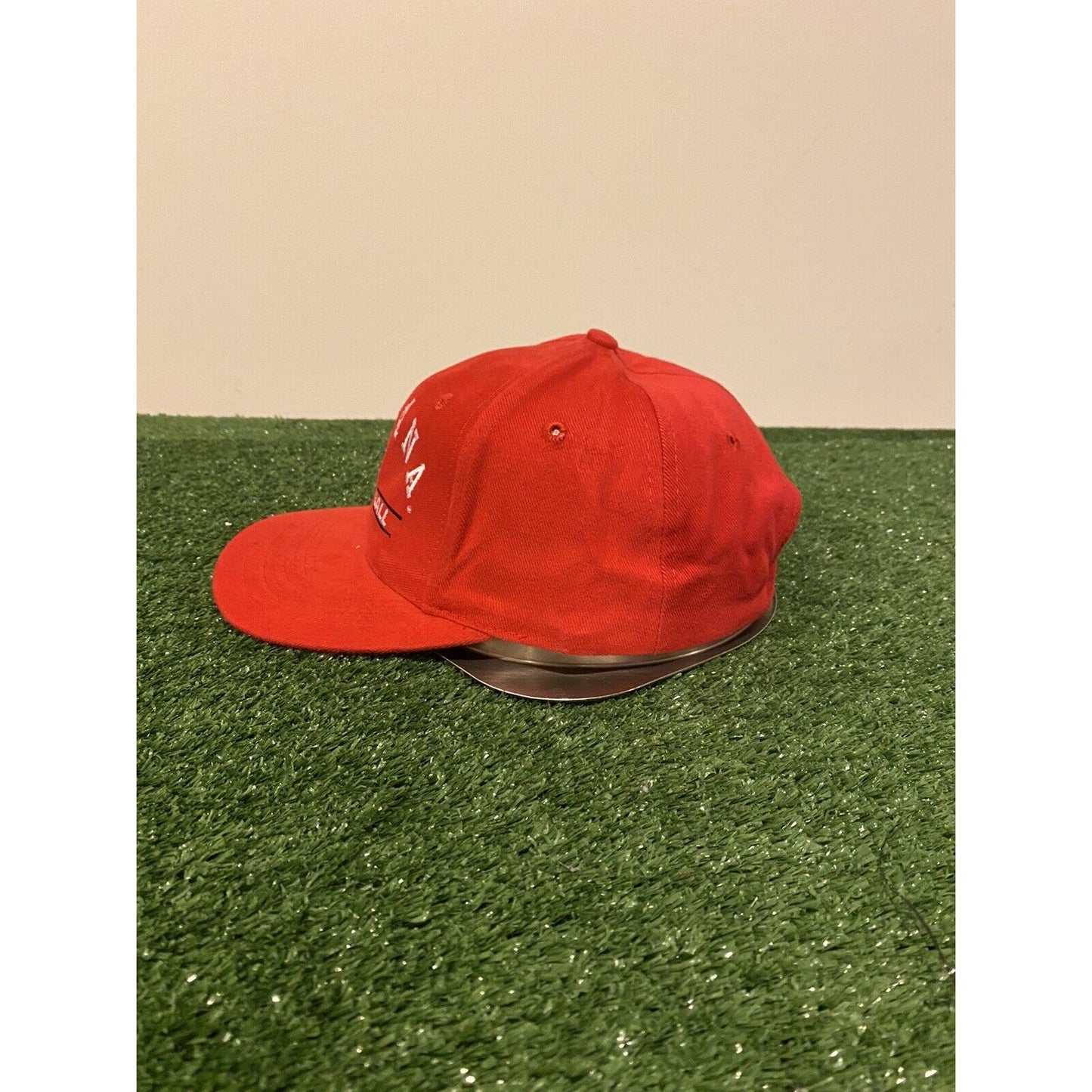 Vintage Logo 7 Indiana Hoosiers basketball strapback hat red NWT