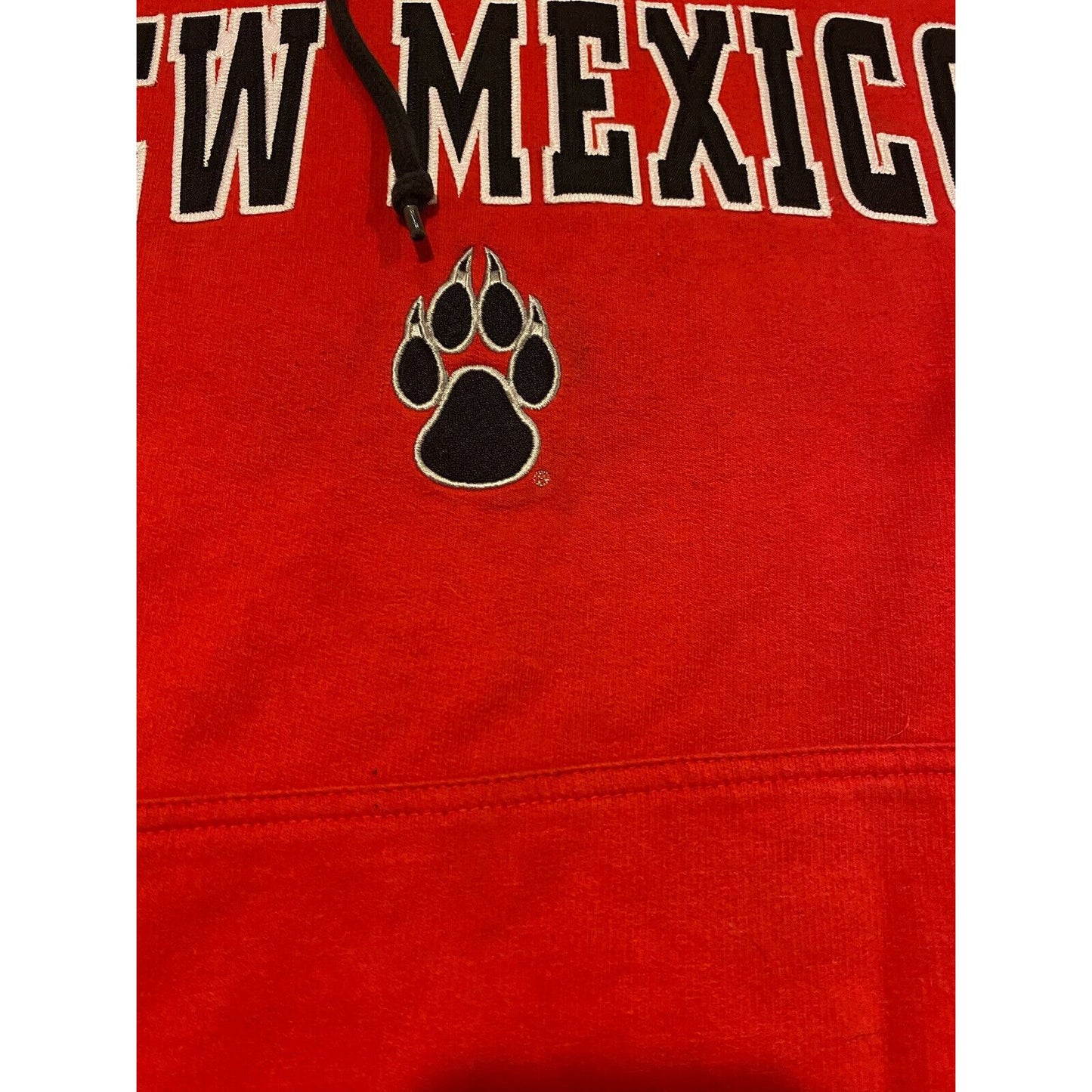 Vintage Team Edition Apparel New Mexico Lobos arch hoodie sweatshirt XL red Y2K