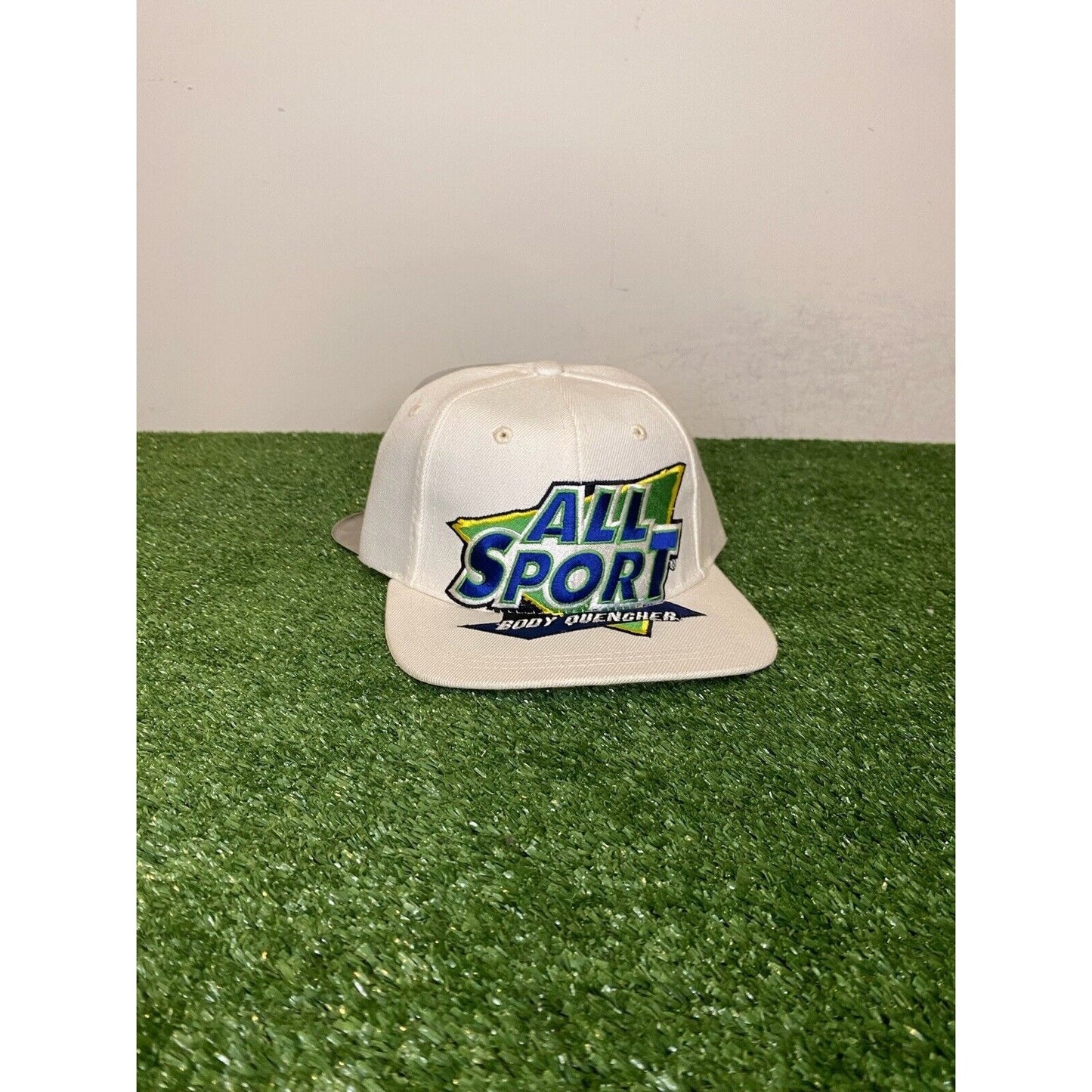Vintage All Sport Body Quencher drink snapback hat NWOT 1990s head start
