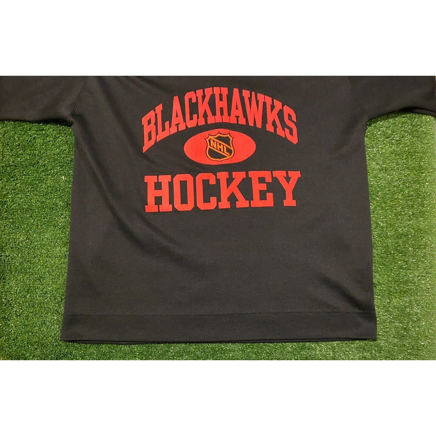 Vintage Starter 1990s Chicago Blackhawks hockey jersey sweater large NHL