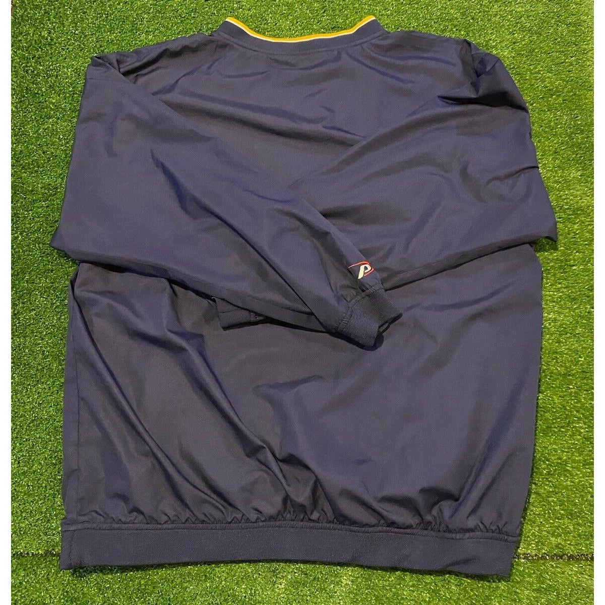 Vintage Michigan Wolverines Jacket large blue Pro Player pullover adult 90s