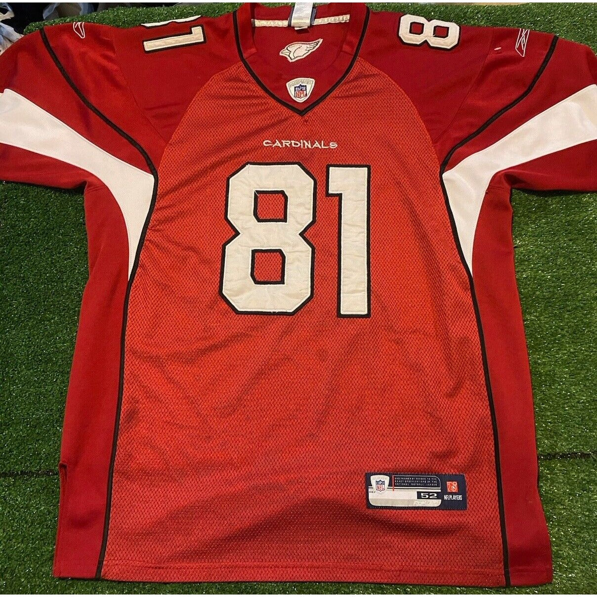 Vintage Authentic Arizona Cardinals Anquan Boldin jersey 2XL XXL Reebok sewn