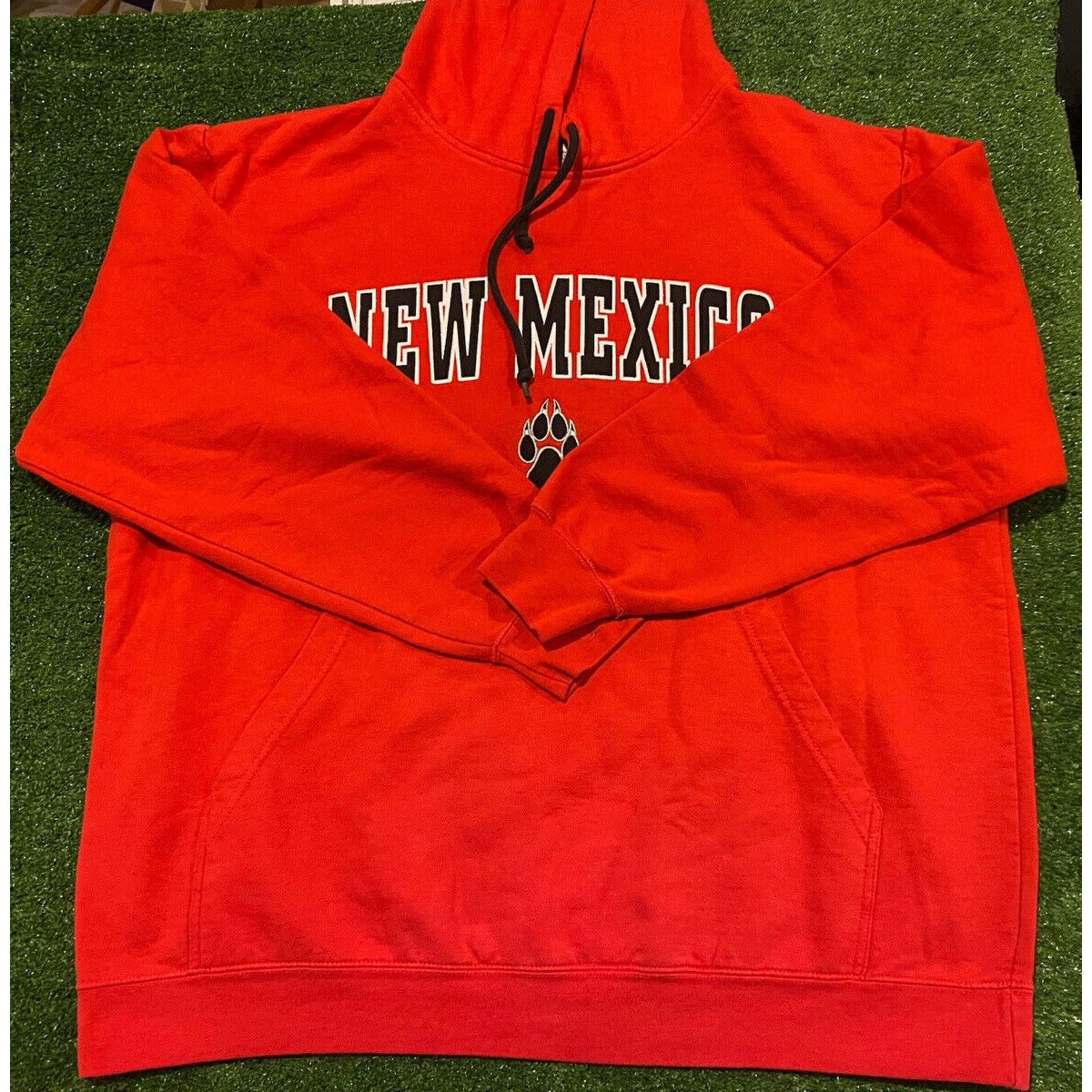 Vintage Team Edition Apparel New Mexico Lobos arch hoodie sweatshirt XL red Y2K