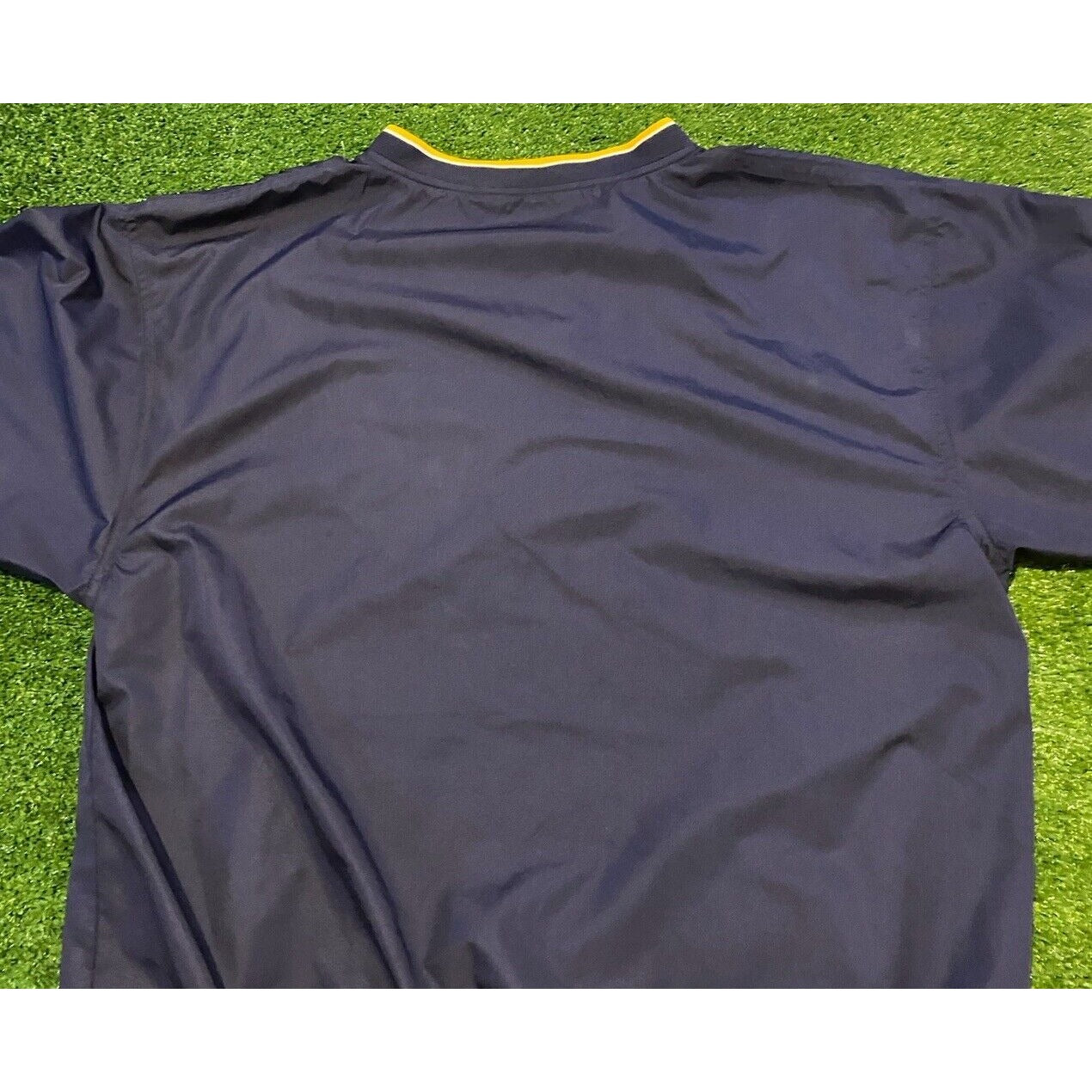 Vintage Michigan Wolverines Jacket large blue Pro Player pullover adult 90s