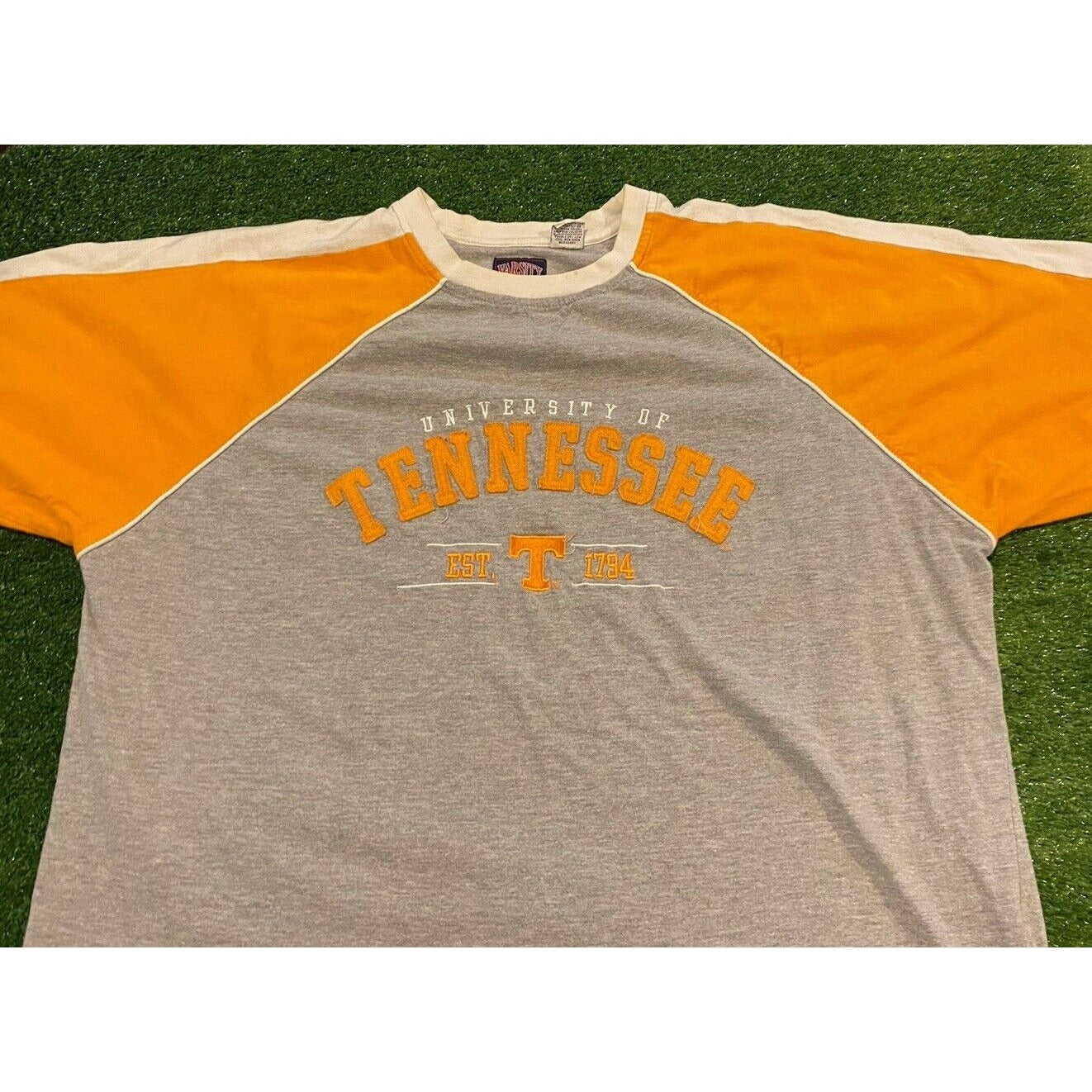 Vintage Tennessee Volunteers shirt extra large adult gray orange Retro Y2K mens