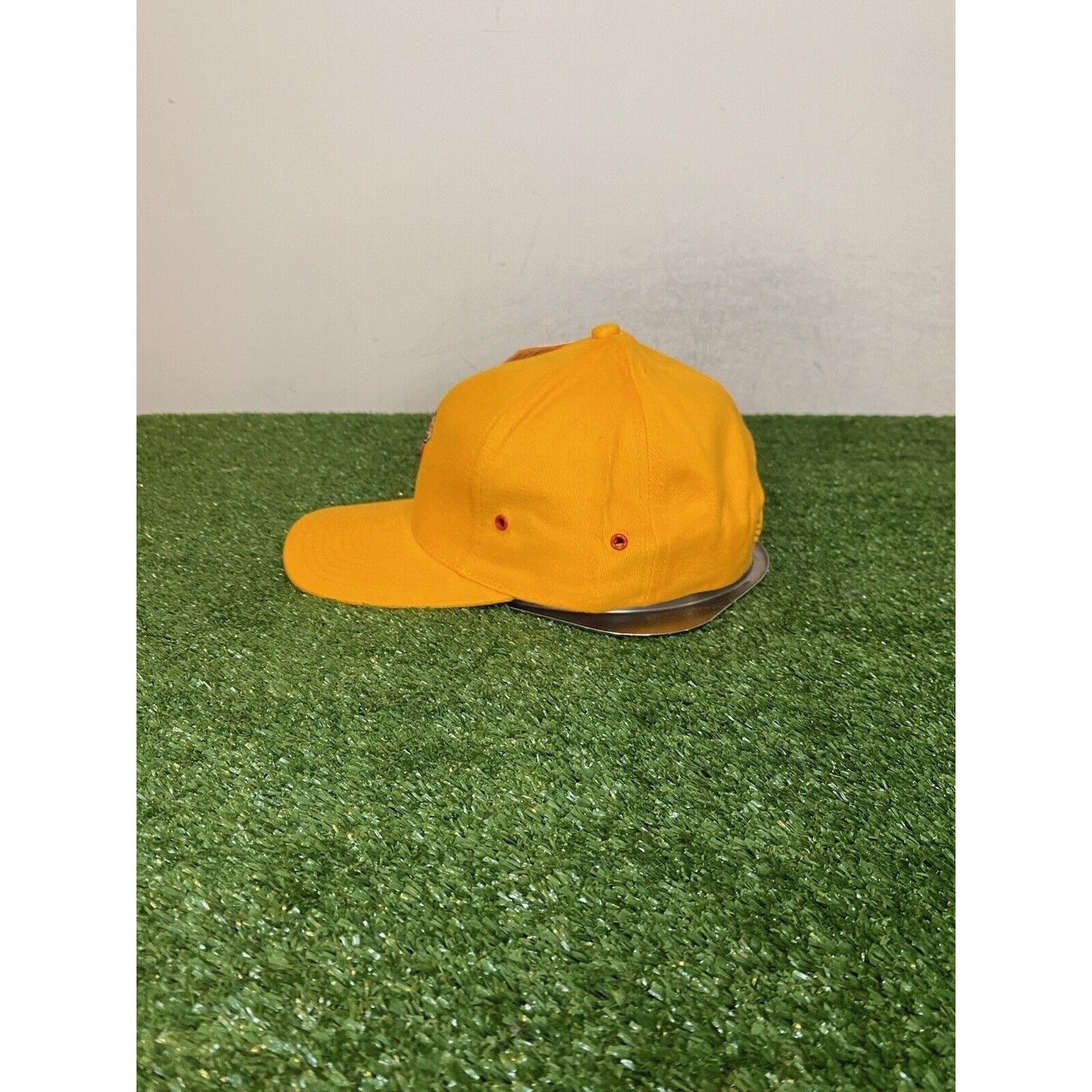 Vintage Kansas City Chiefs Hat Cap Snap Back New 90s logo 7 Mens Adult Yellow