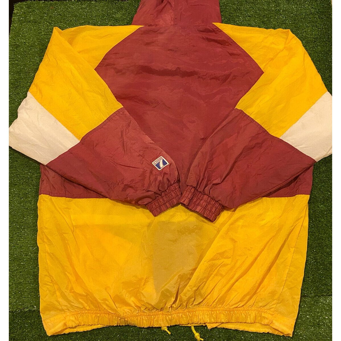 Vintage Logo 7 Super Bowl XXIX 29 zip up jacket coat SF 49ers Charger XL