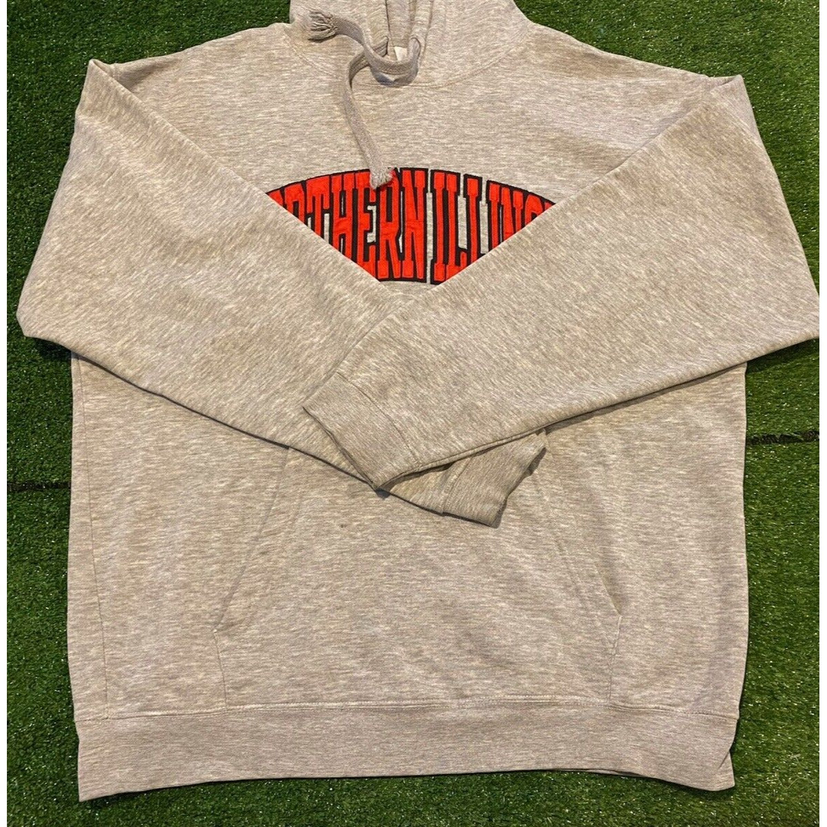 Vintage Y2K Northern Illinois Huskies hoodie sweatshirt XL gray mens Reebok