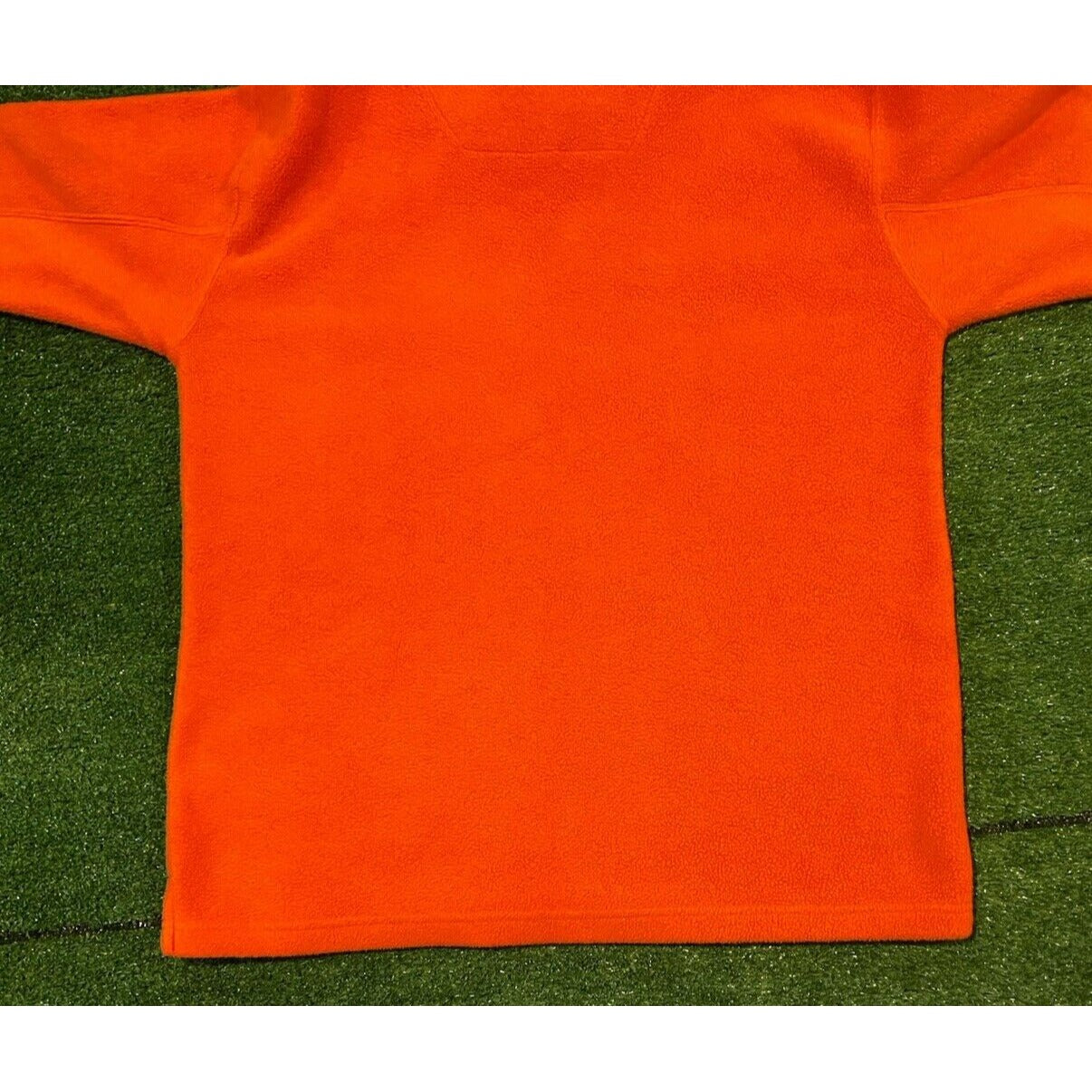 VIntage Cleveland Browns sweatshirt mens large orange v neck fleece Y2K Unisex