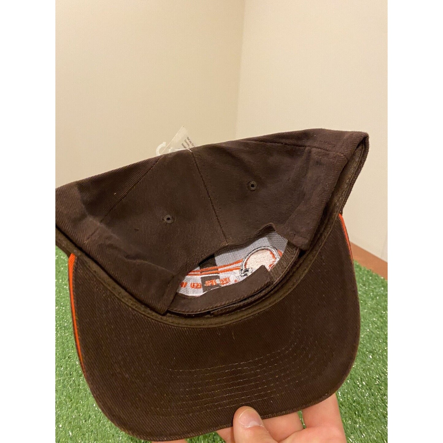 Vintage Drew Pearson NFL Gameday Cleveland browns adjustable strapback hat