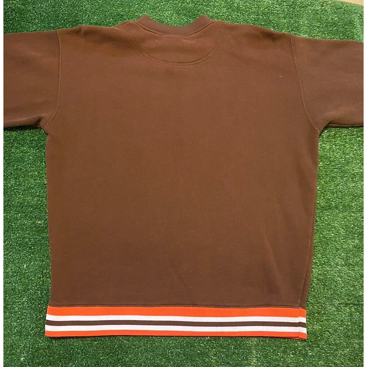 Vintage Cleveland browns sweatshirt mens extra large brown orange crew neck 90s