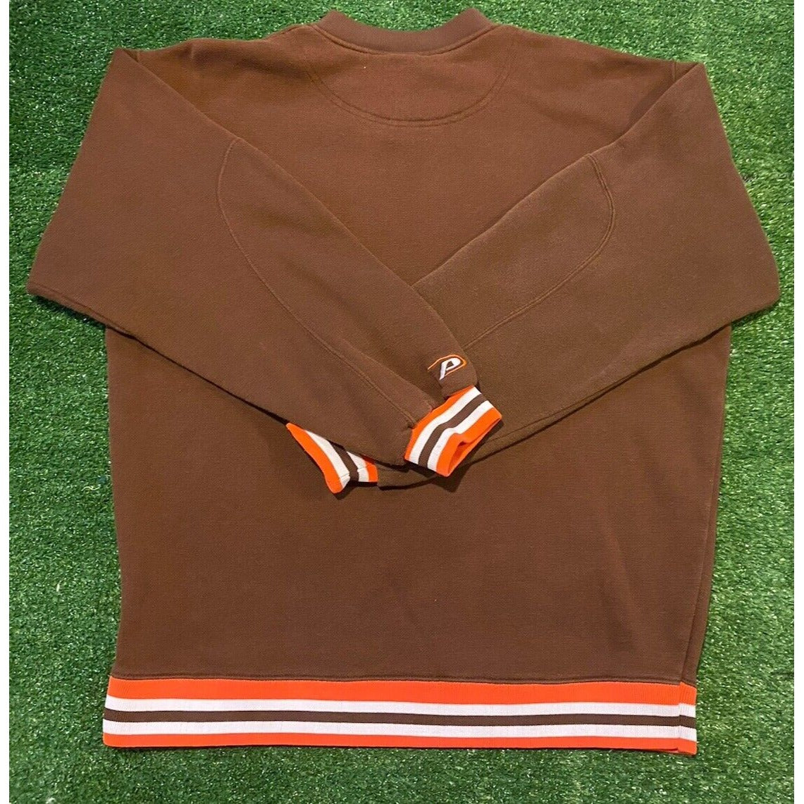 Vintage Cleveland browns sweatshirt mens extra large brown orange crew neck 90s