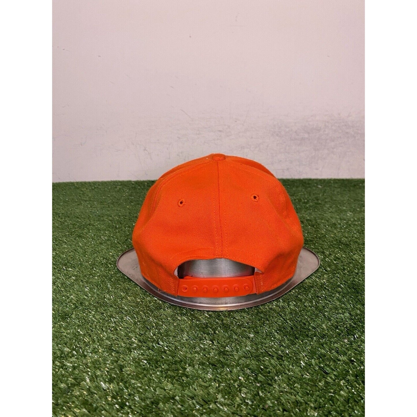 Vintage Virginia Tech Hokies hat cap snap back orange football Y2K mens NCAA