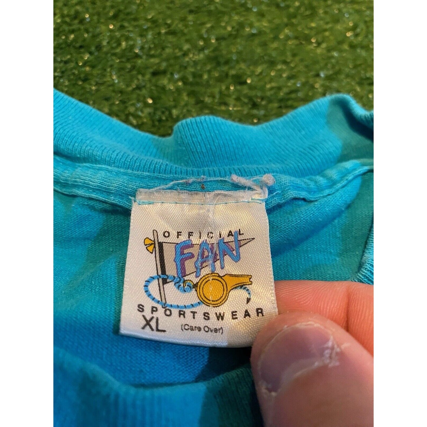 Vintage Florida Marlins shirt mens large blue black baseball mlb 1990s unisex K
