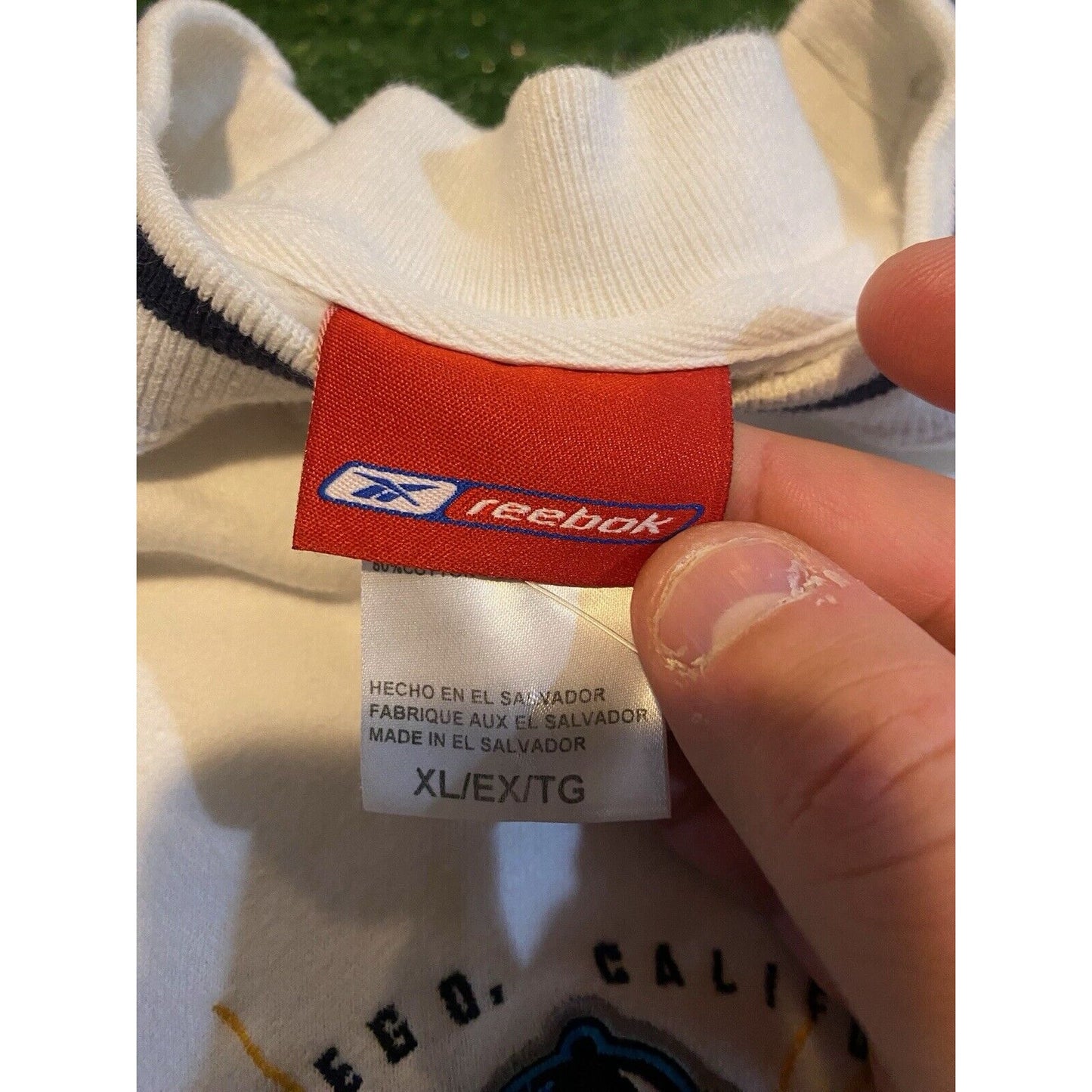 Vintage Super Bowl sweatshirt mens extra large white XXXVII 27 football NFL 3