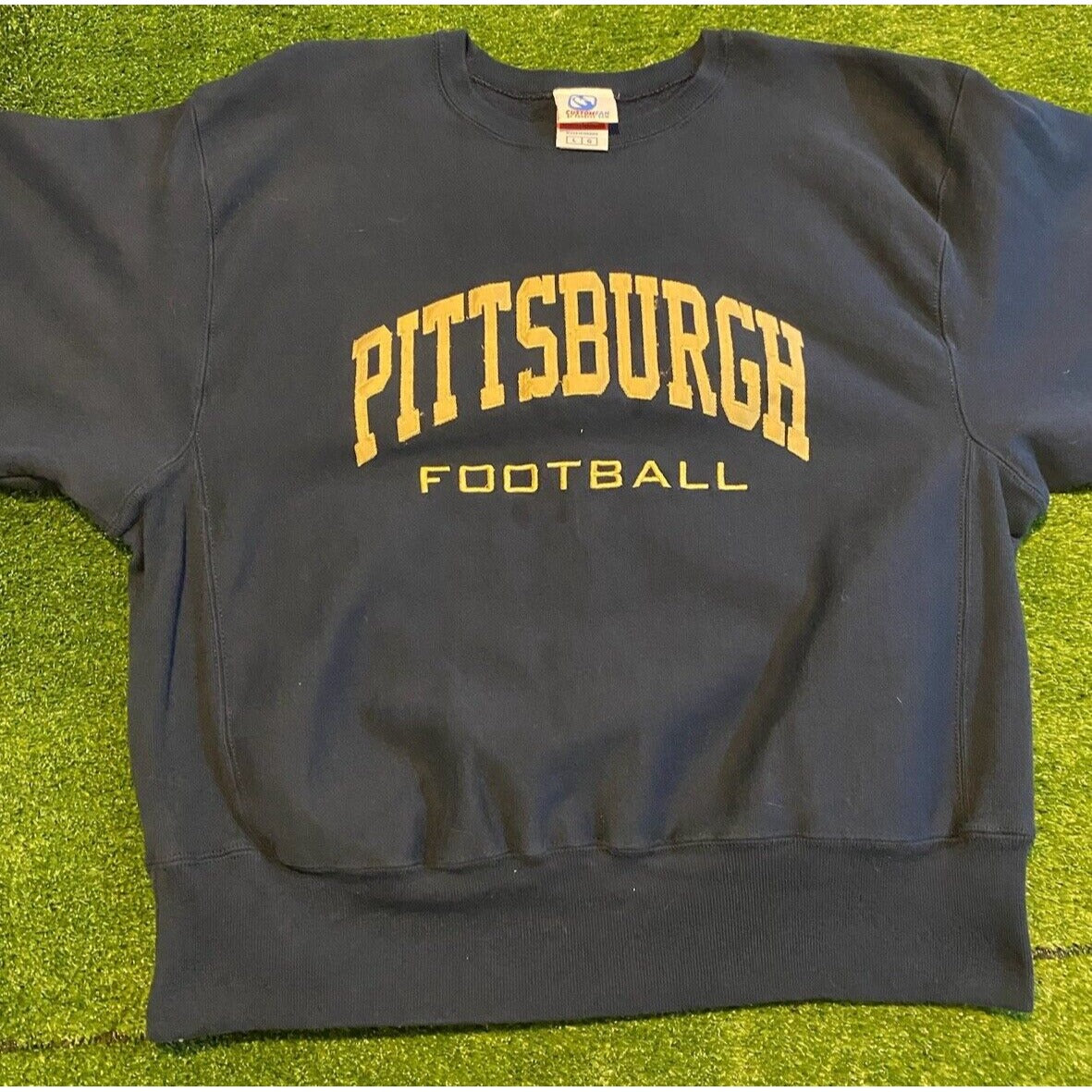 Pittsburgh Panthers sweatshirt mens large vintage Y2K Champion Reverse Weave A