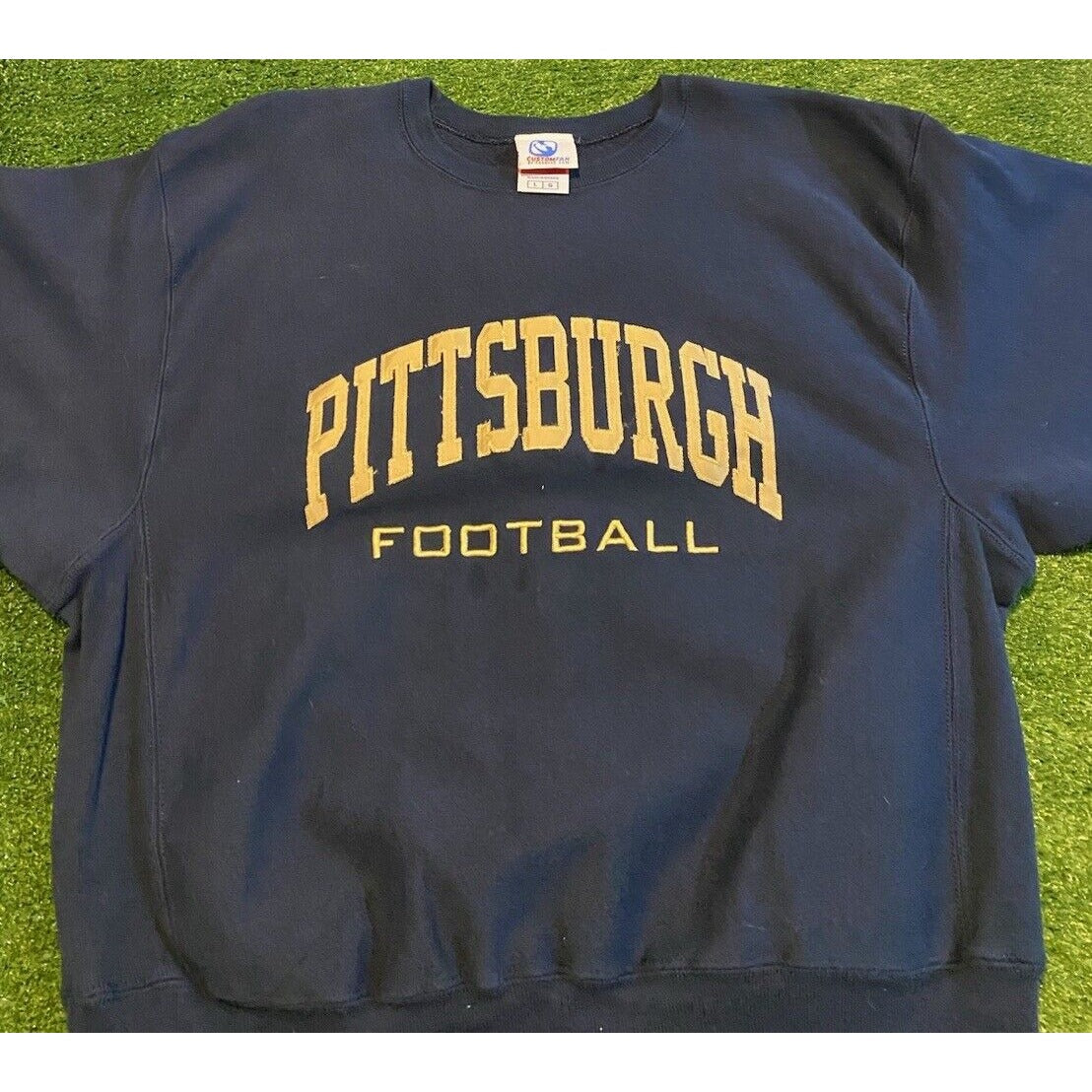 Pittsburgh Panthers sweatshirt mens large vintage Y2K Champion Reverse Weave A