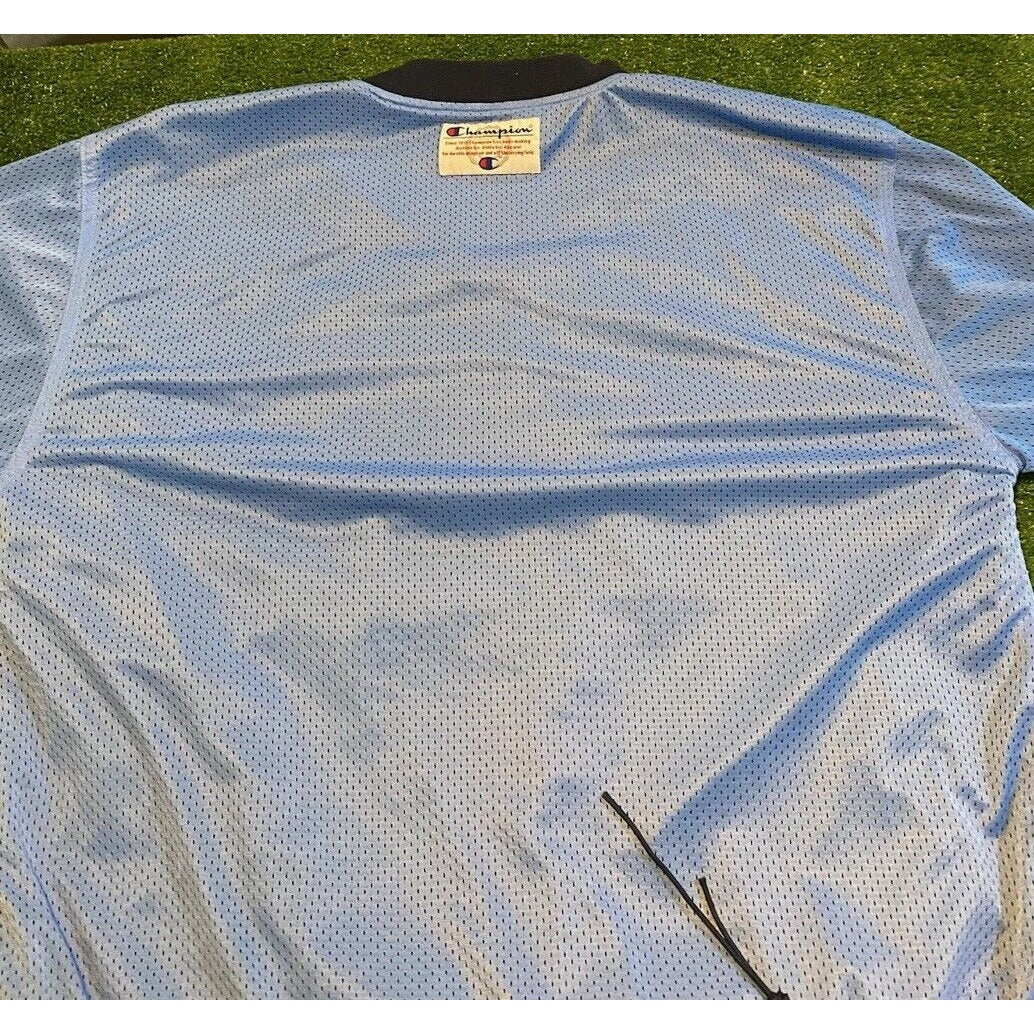 Vintage North Carolina Tar heels jacket mens XL blue pullover basketball RK