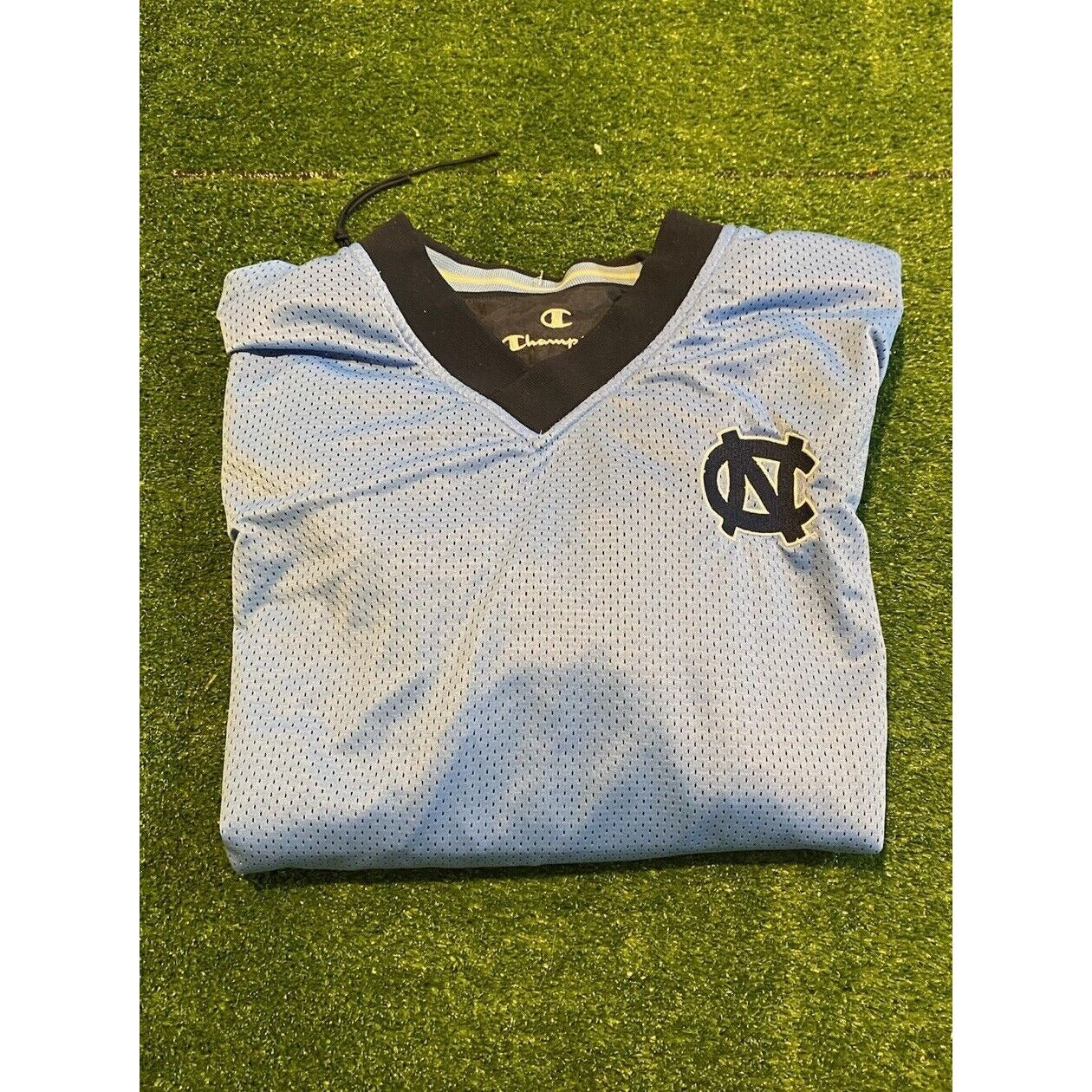 Vintage North Carolina Tar heels jacket mens XL blue pullover basketball RK