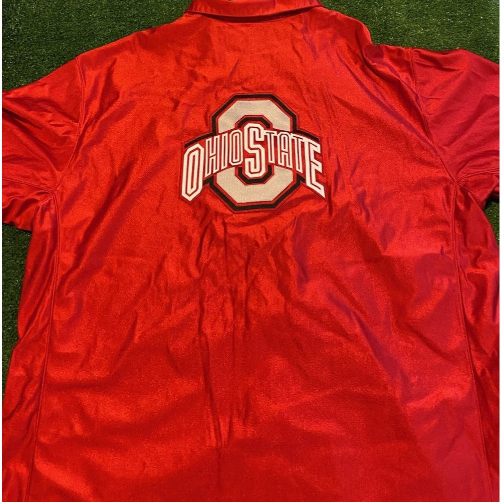 Ohio State Buckeyes jacket mens XL red vintage nike basketball authentic 90s RK