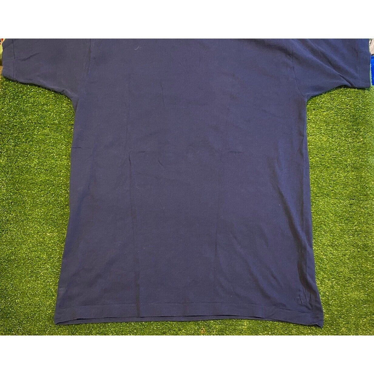 Vintage New York Yankees shirt mens large blue playoffs 1990s baseball MLB H