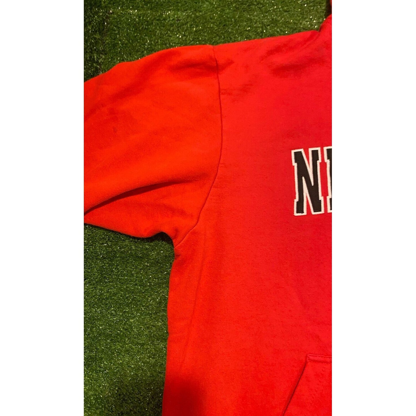 Vintage Team Edition Apparel New Mexico Lobos arch hoodie sweatshirt XL red Y2K