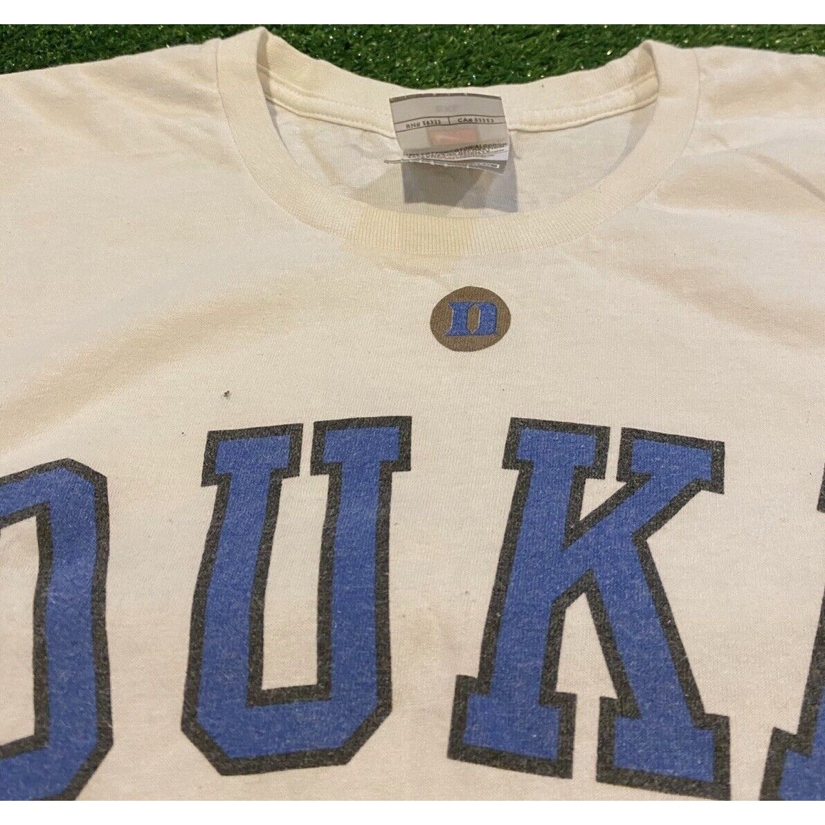 Vintage Duke Basketball shirt extra large Nike center swoosh white Y2K mens