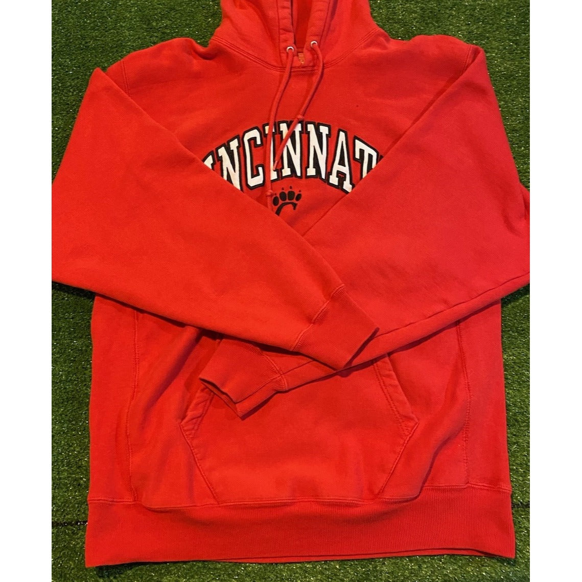 Cincinnati Bearcats hoodie mens extra large red black vintage Y2K basketball W
