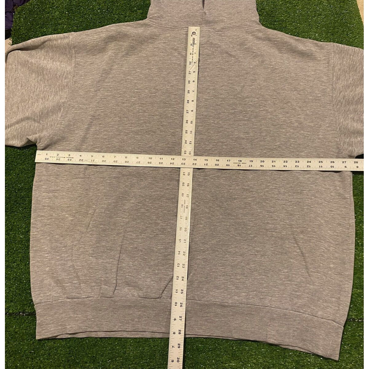 Vintage Cadre Athletic Michigan Wolverines arch hoodie sweatshirt XXL XL gray