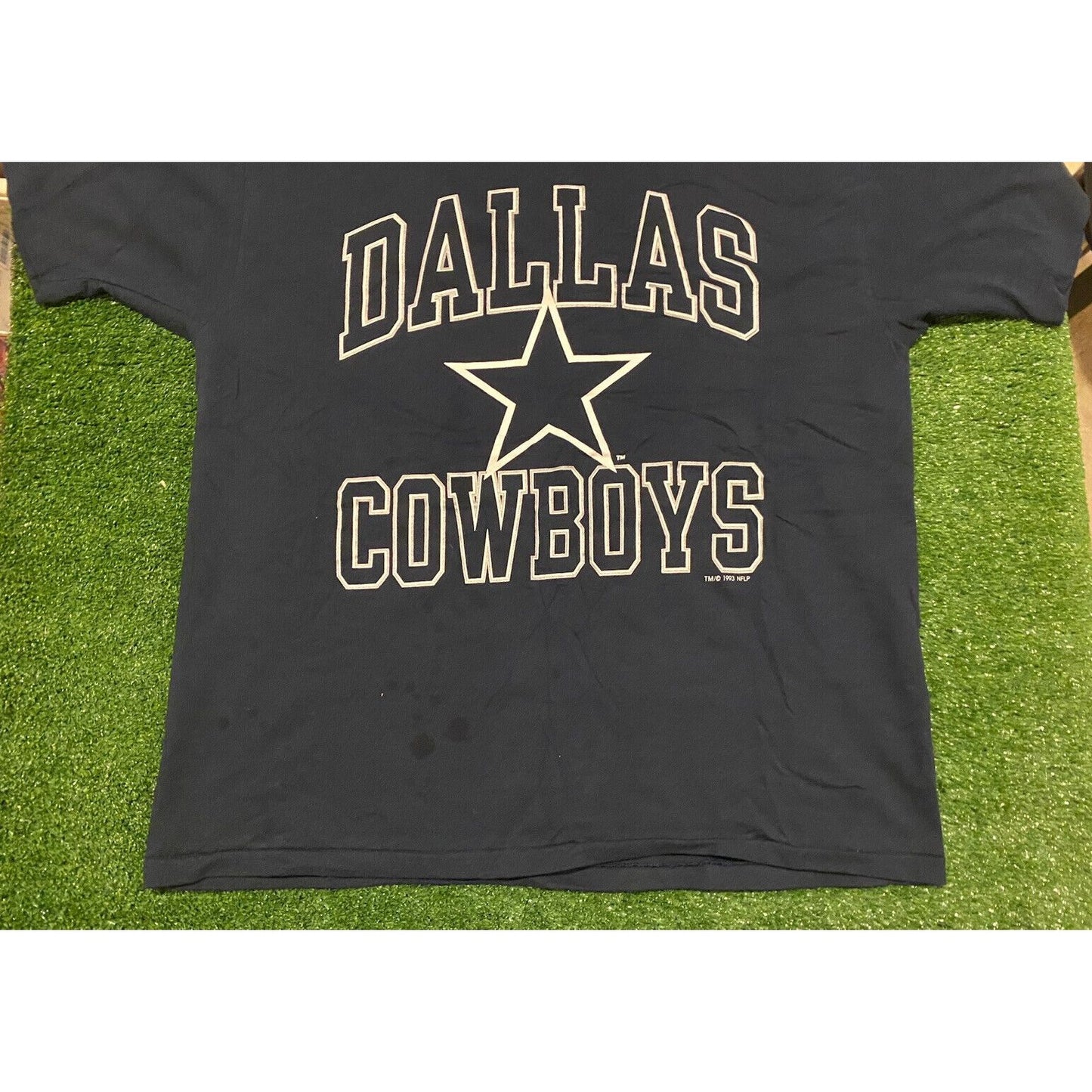 Vintage 1990s Champion Dallas Cowboys arch helmet football t-shirt XL retro NFL